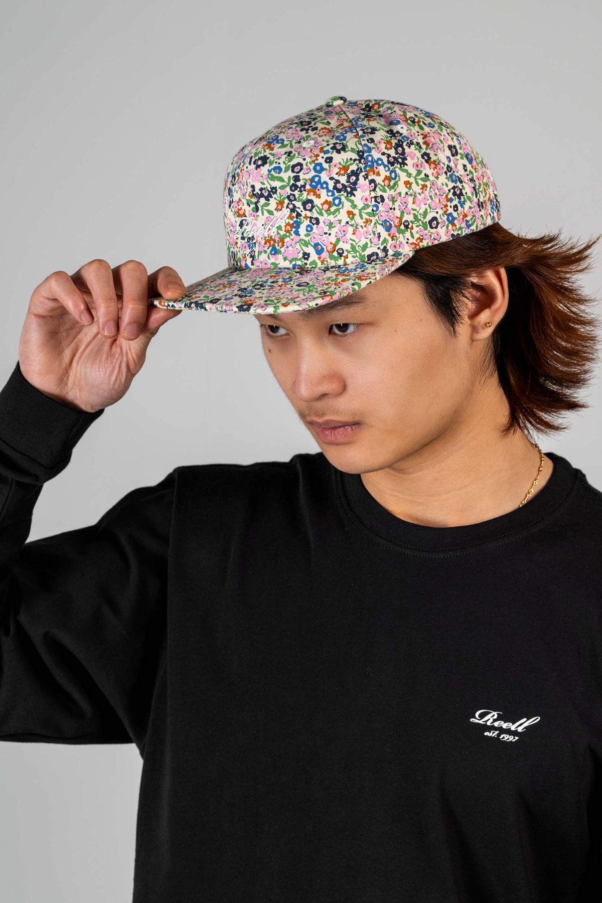 Low Pitch Cap Floral Peace
