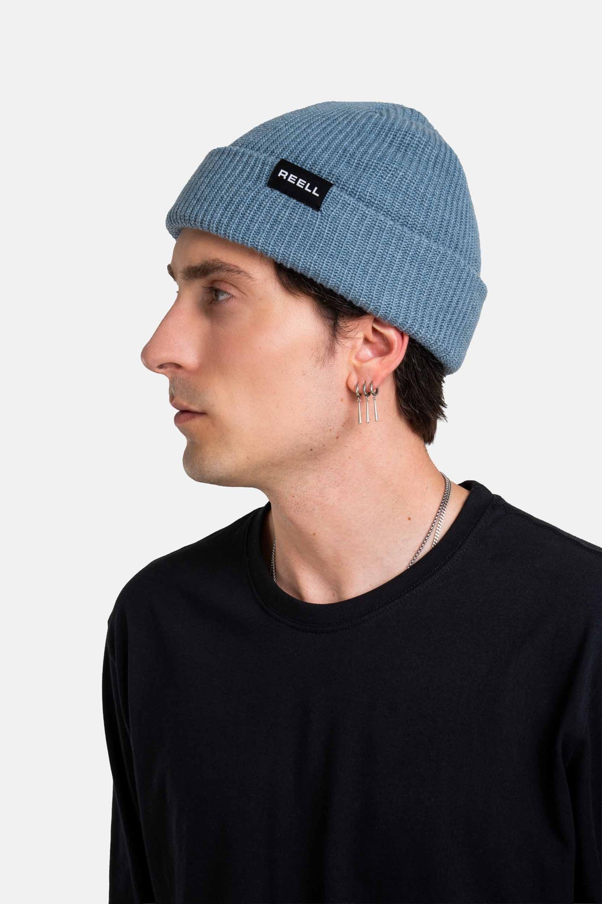 Dock Beanie Grey Blue