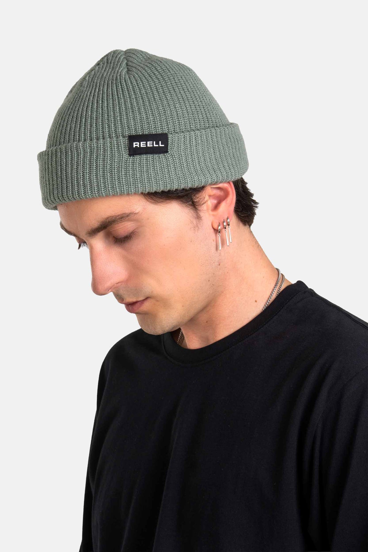 Dock Beanie Light Green Blue