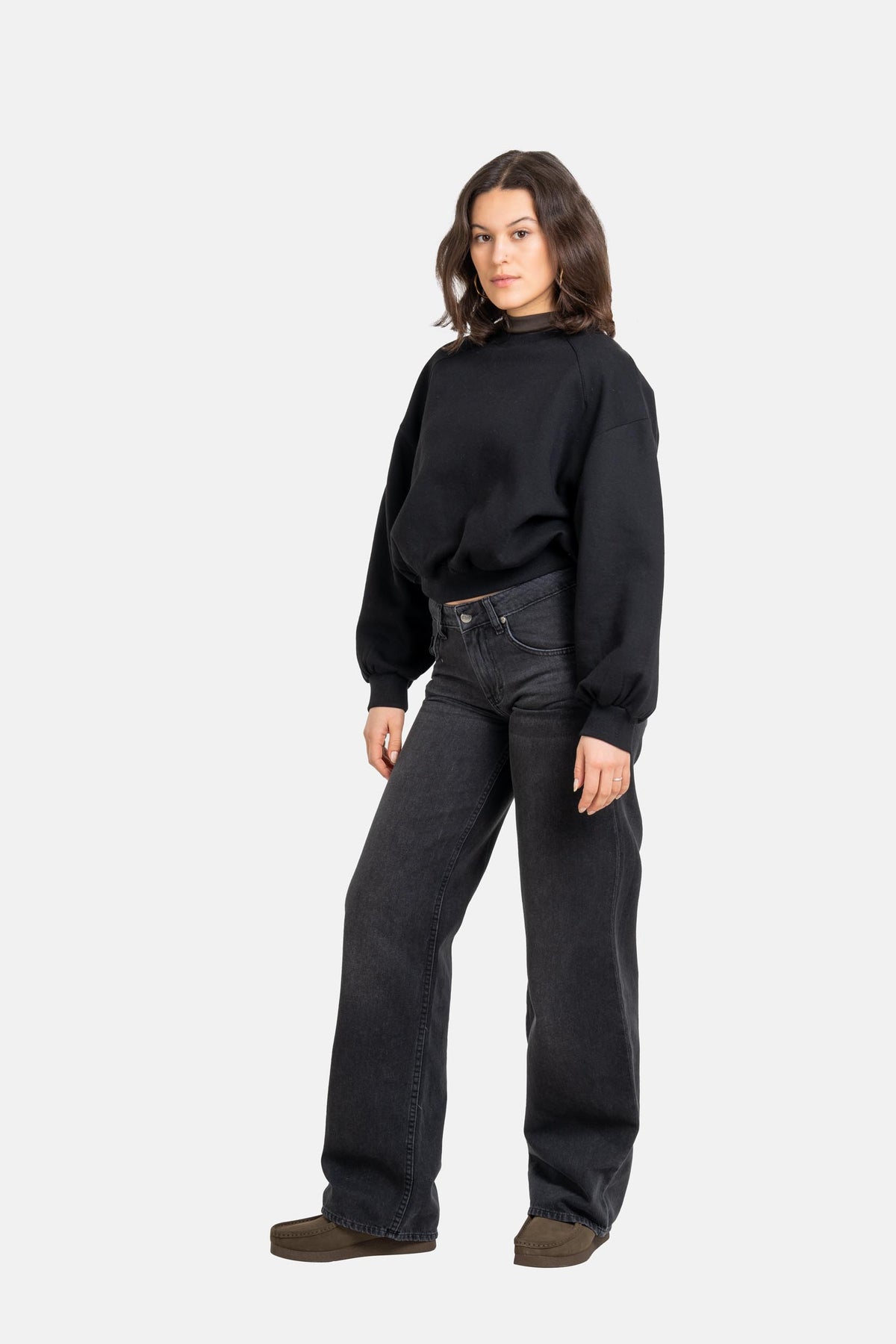 Women Holly Jeans Dark Grey Stone