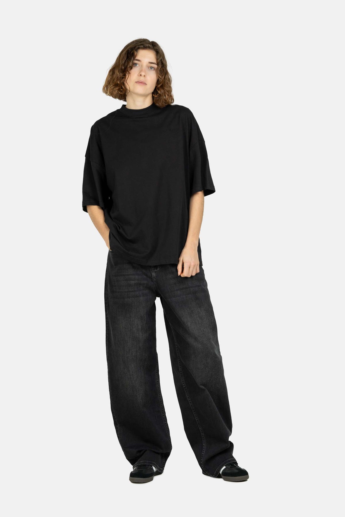 Women Chloé Baggy Black Faded