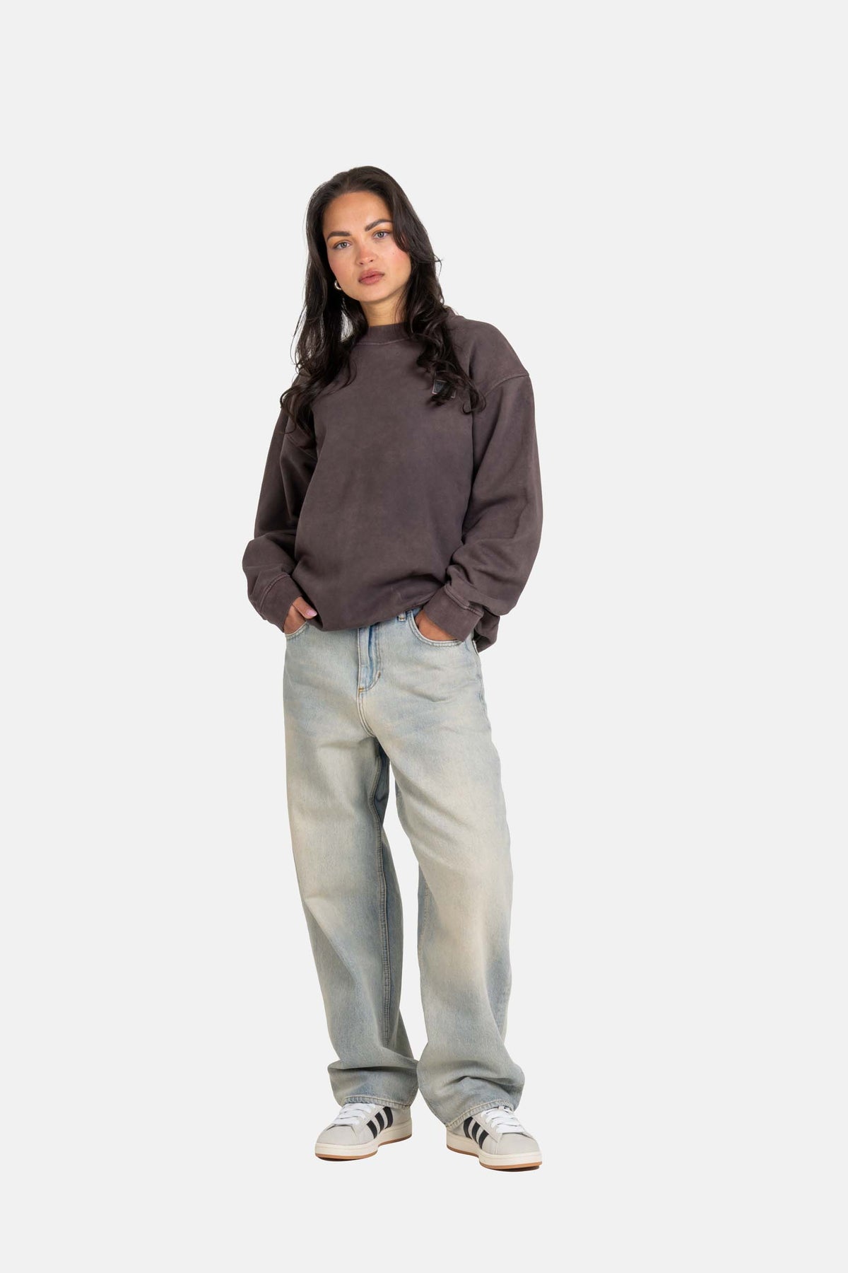 Women Chloé Baggy Faded Light Blue