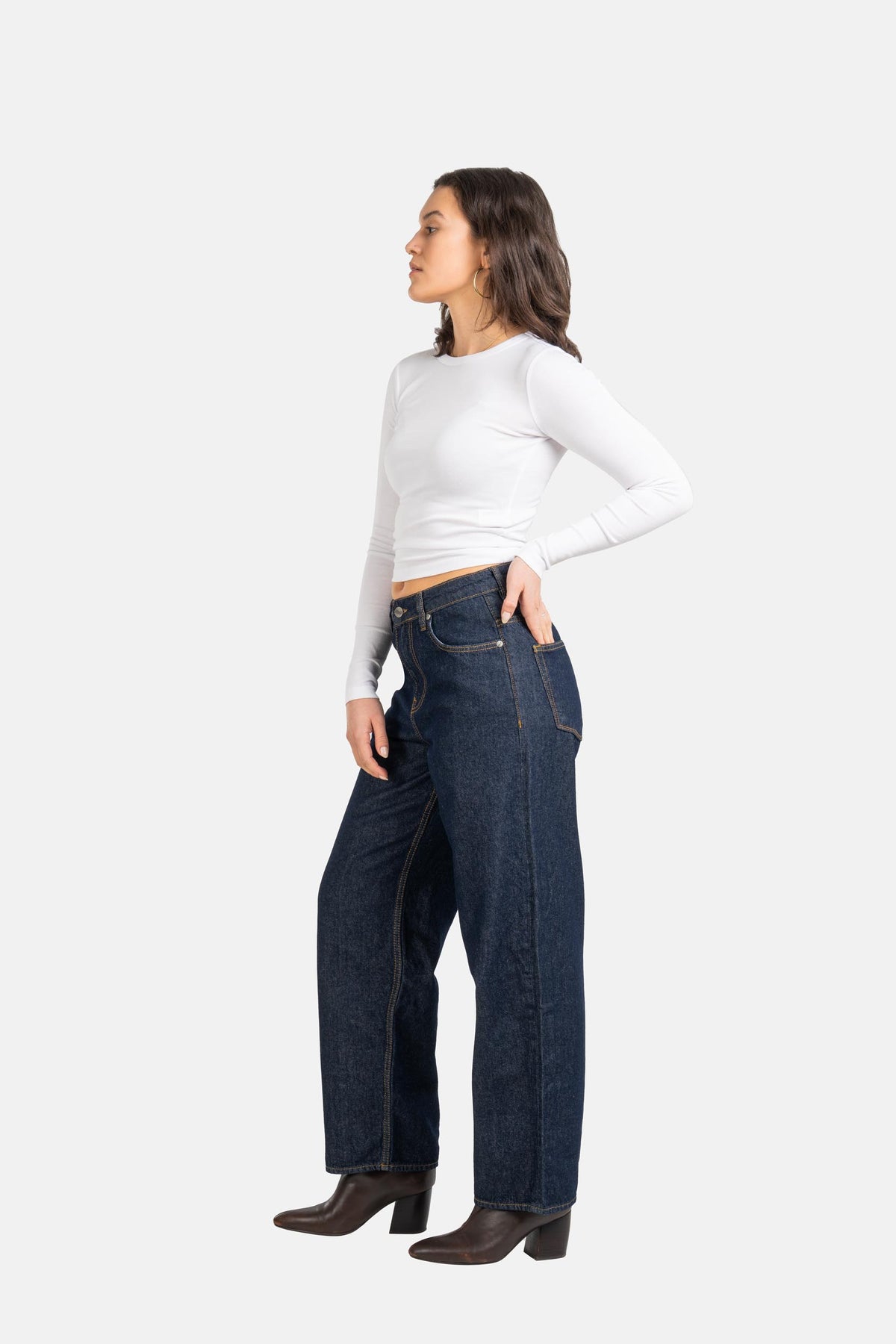 Women Chloé Baggy Dark Indigo