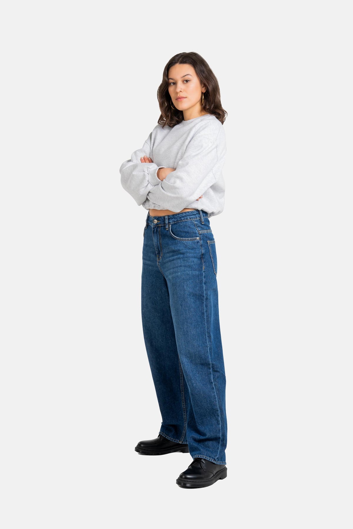 Women Chloé Baggy Mid Blue Stone