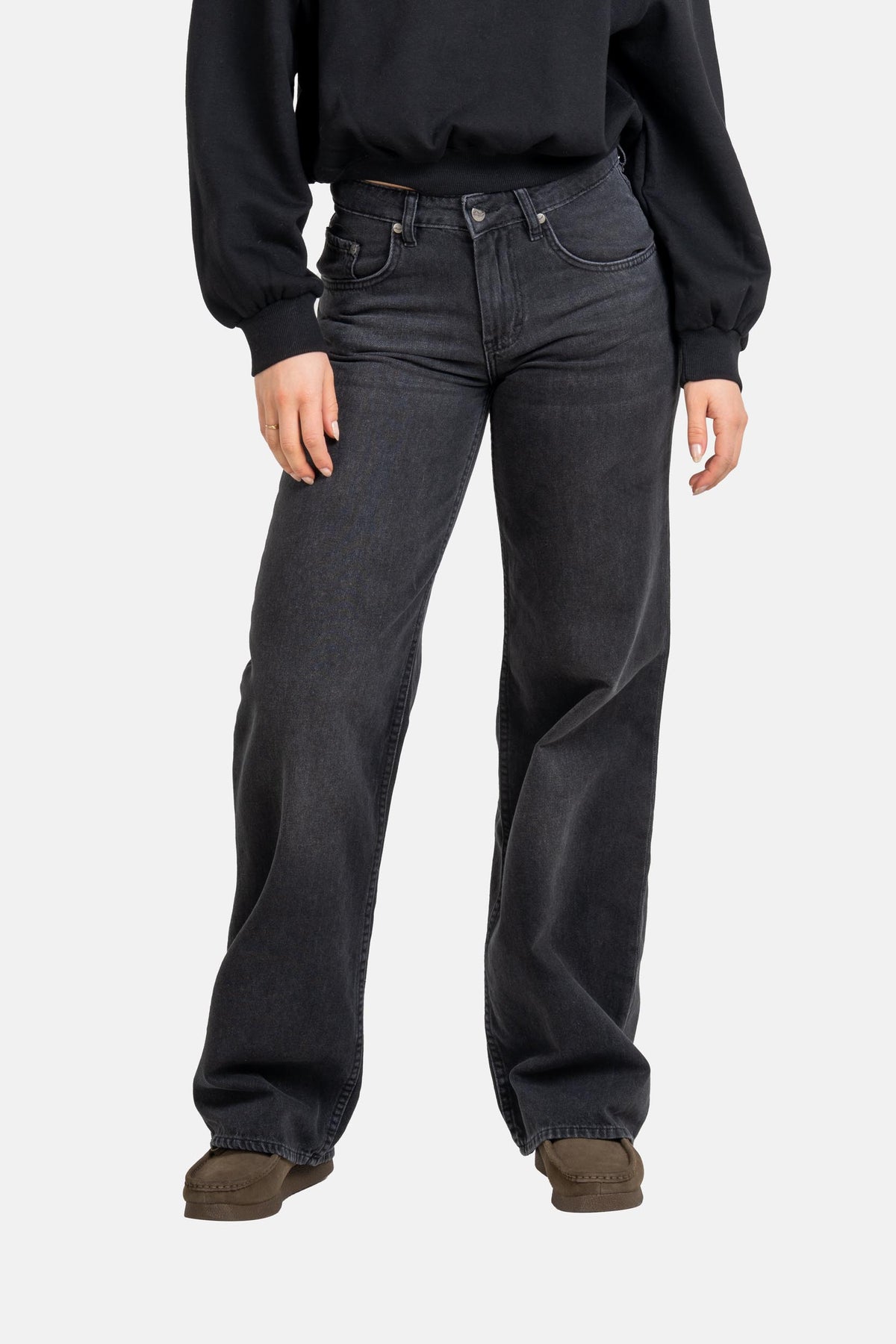 Women Holly Jeans Dark Grey Stone