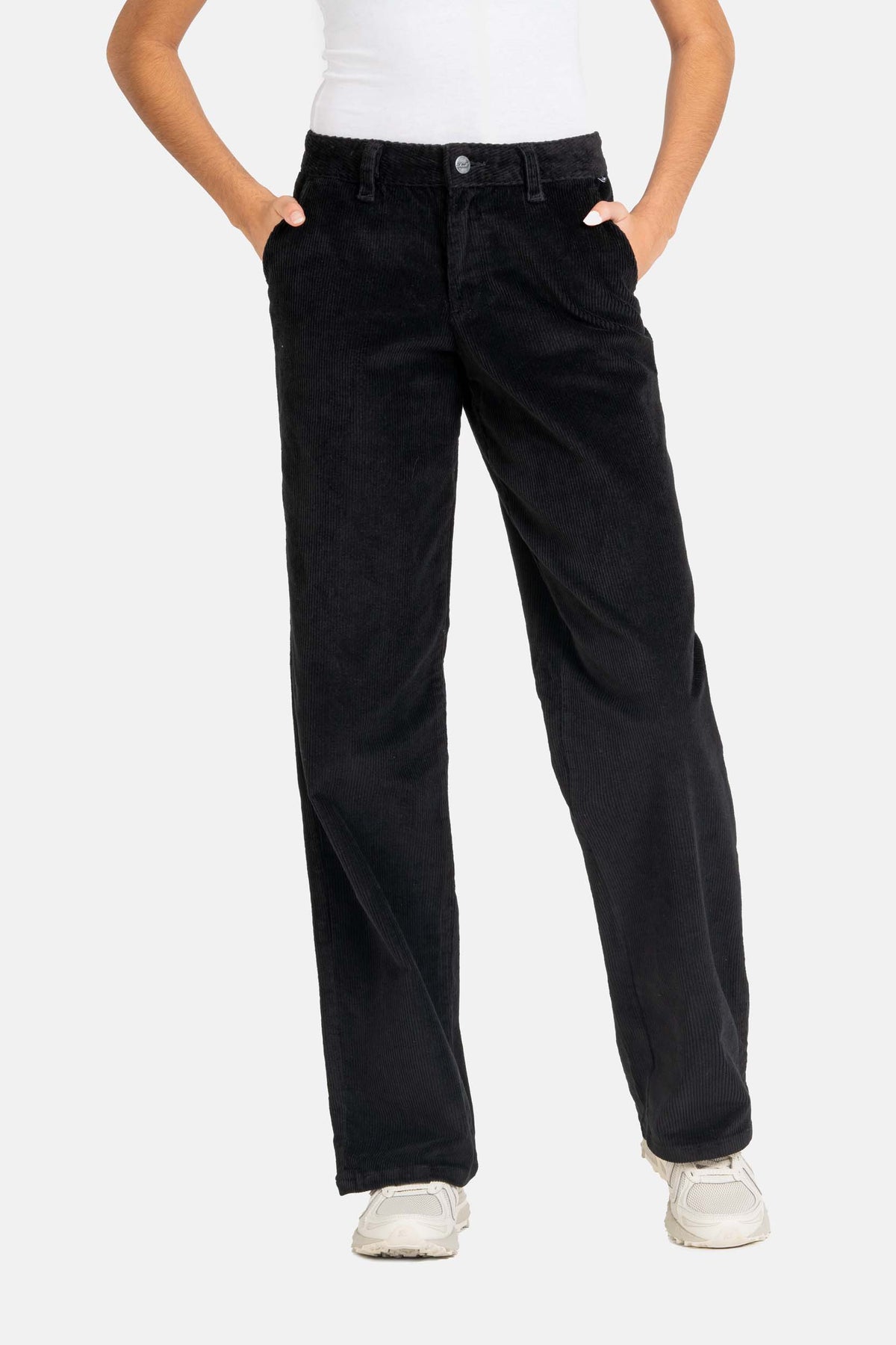 Women Kim Pant Black Cord