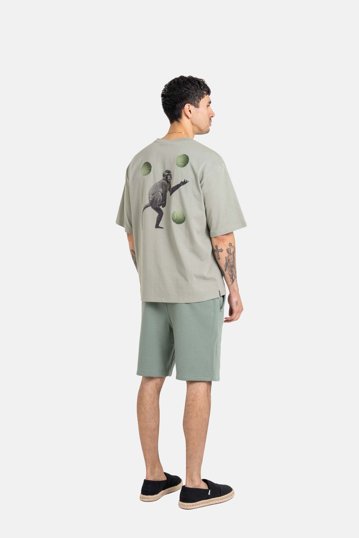 Surface Short Waffle Chinois Green