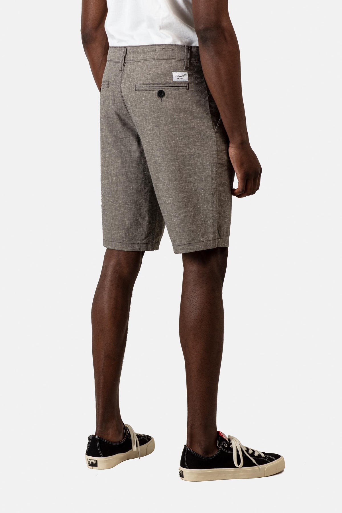Flex Grip Chino Short Stone Green Linen