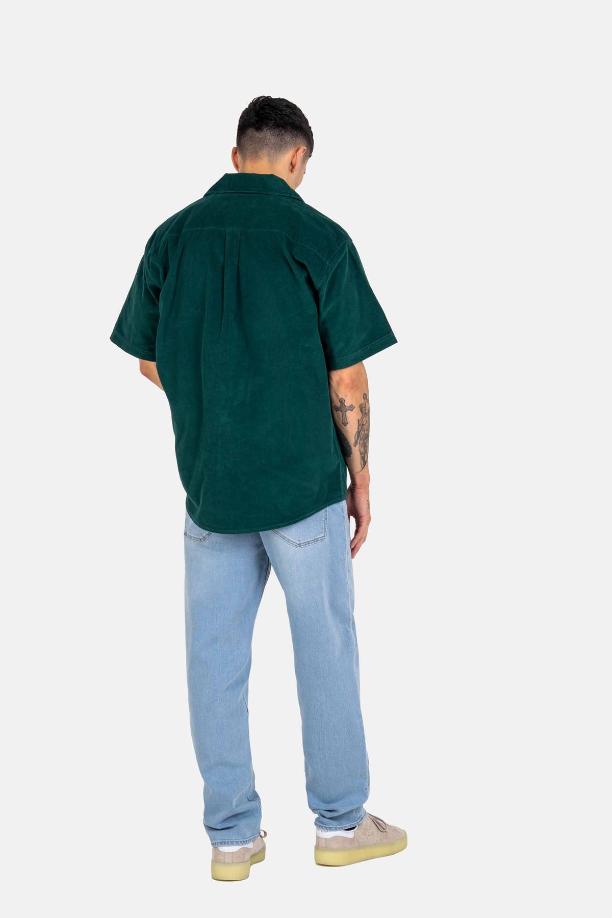 Resort Cord Shirt Forest Green