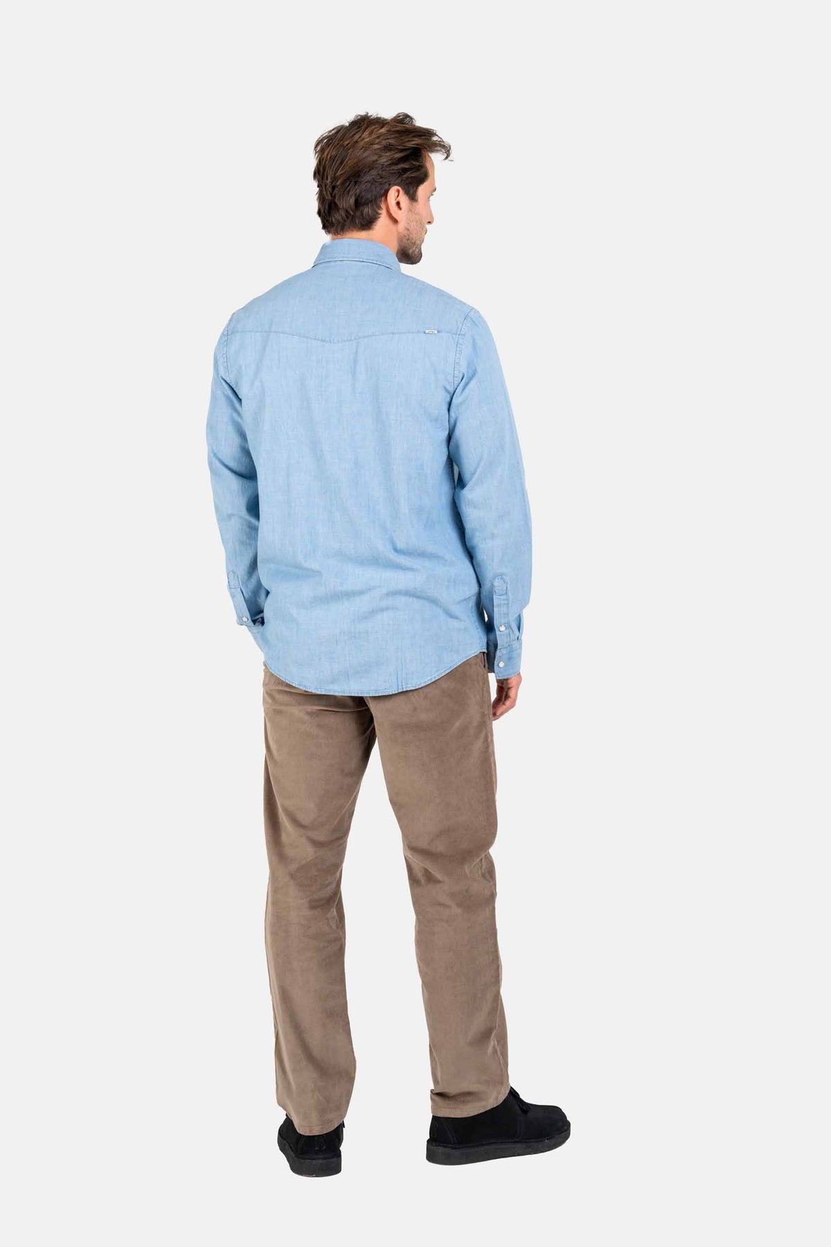 Western Shirt Light Blue Wash