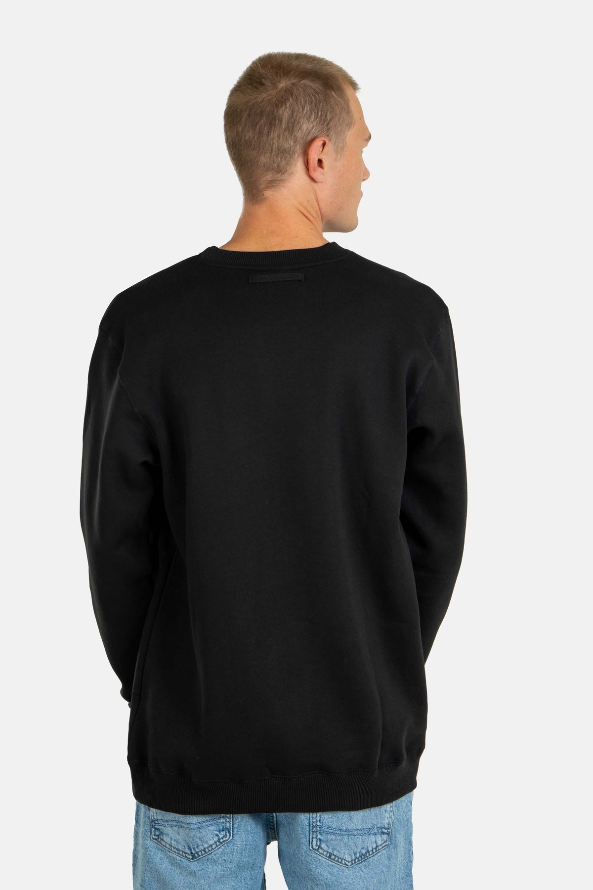 Staple Logo Crewneck Deep Black