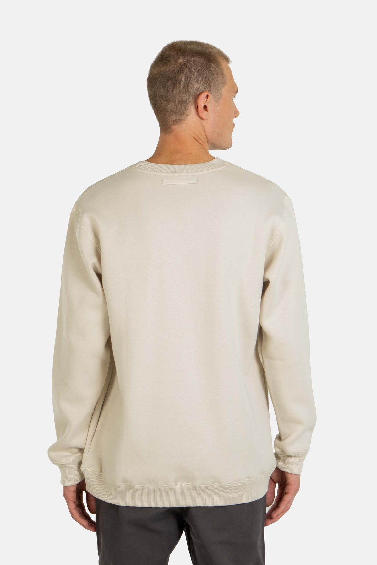 Staple Logo Crewneck Dirty White
