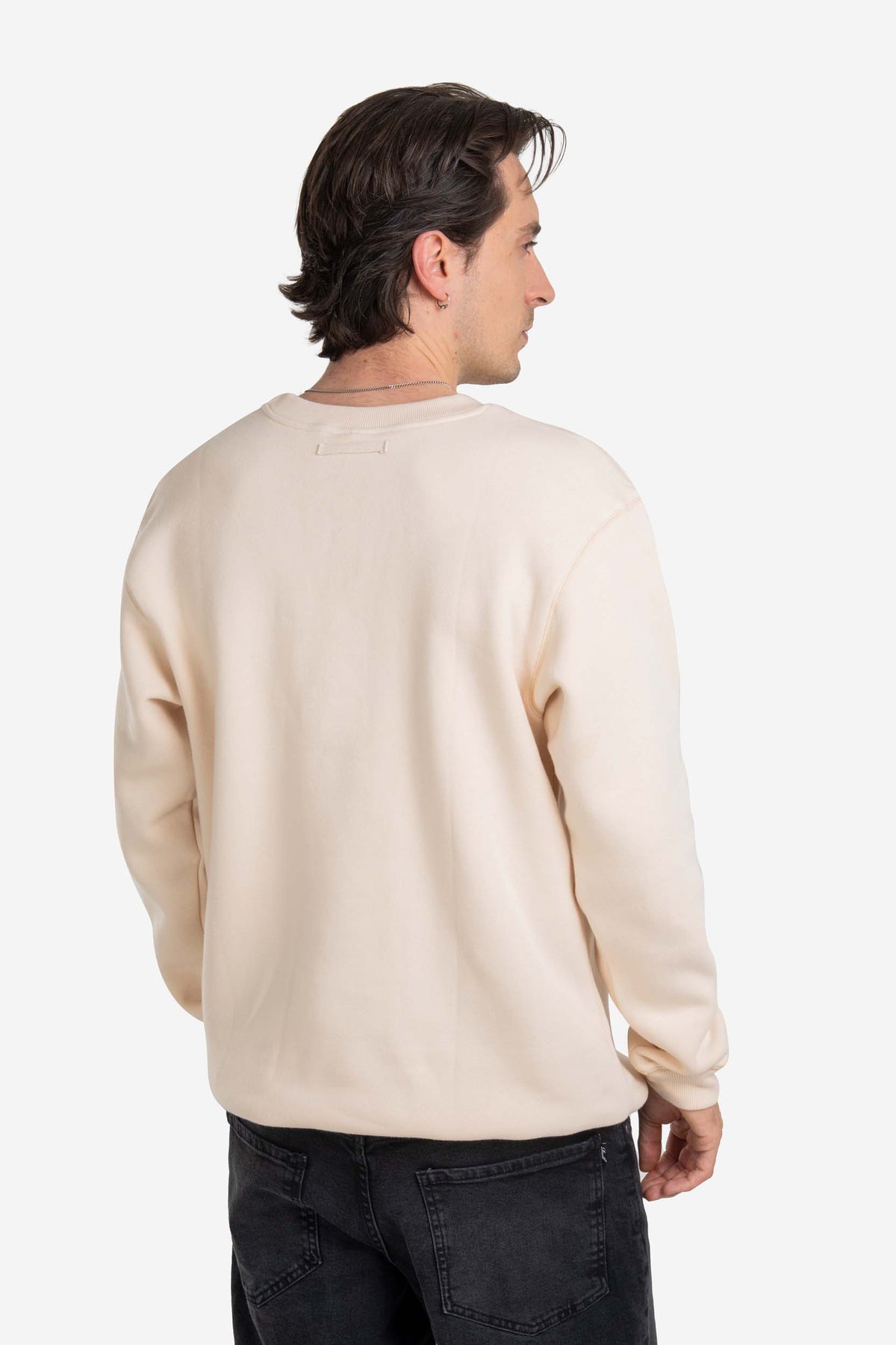 Staple Logo Crewneck Silver Peony
