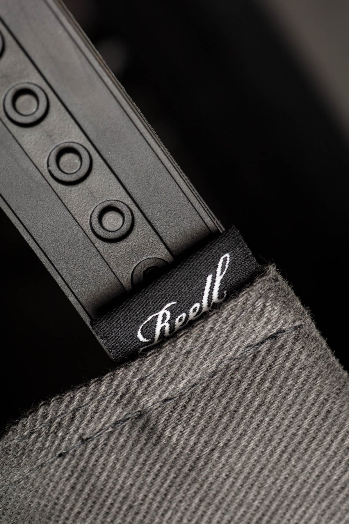 Flat 6-Panel Cap Charcoal