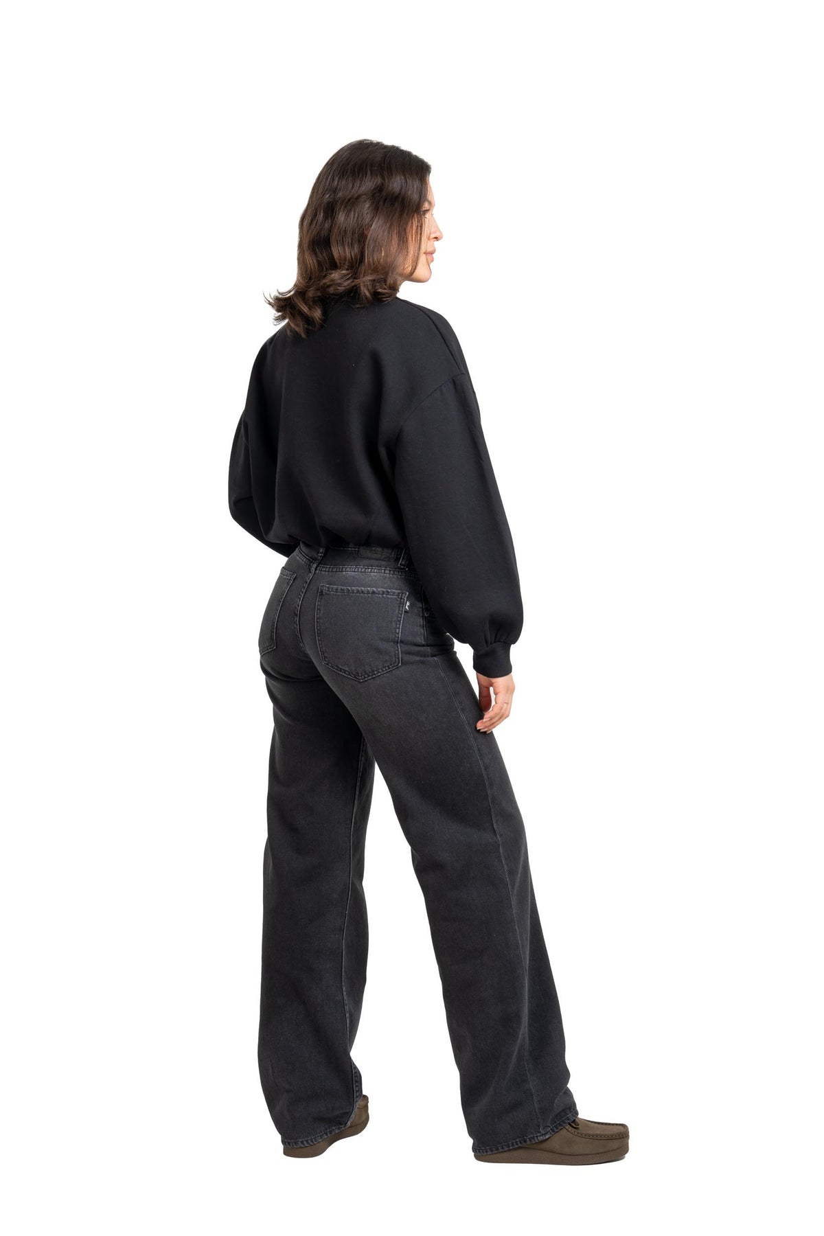 Women Holly Jeans Dark Grey Stone
