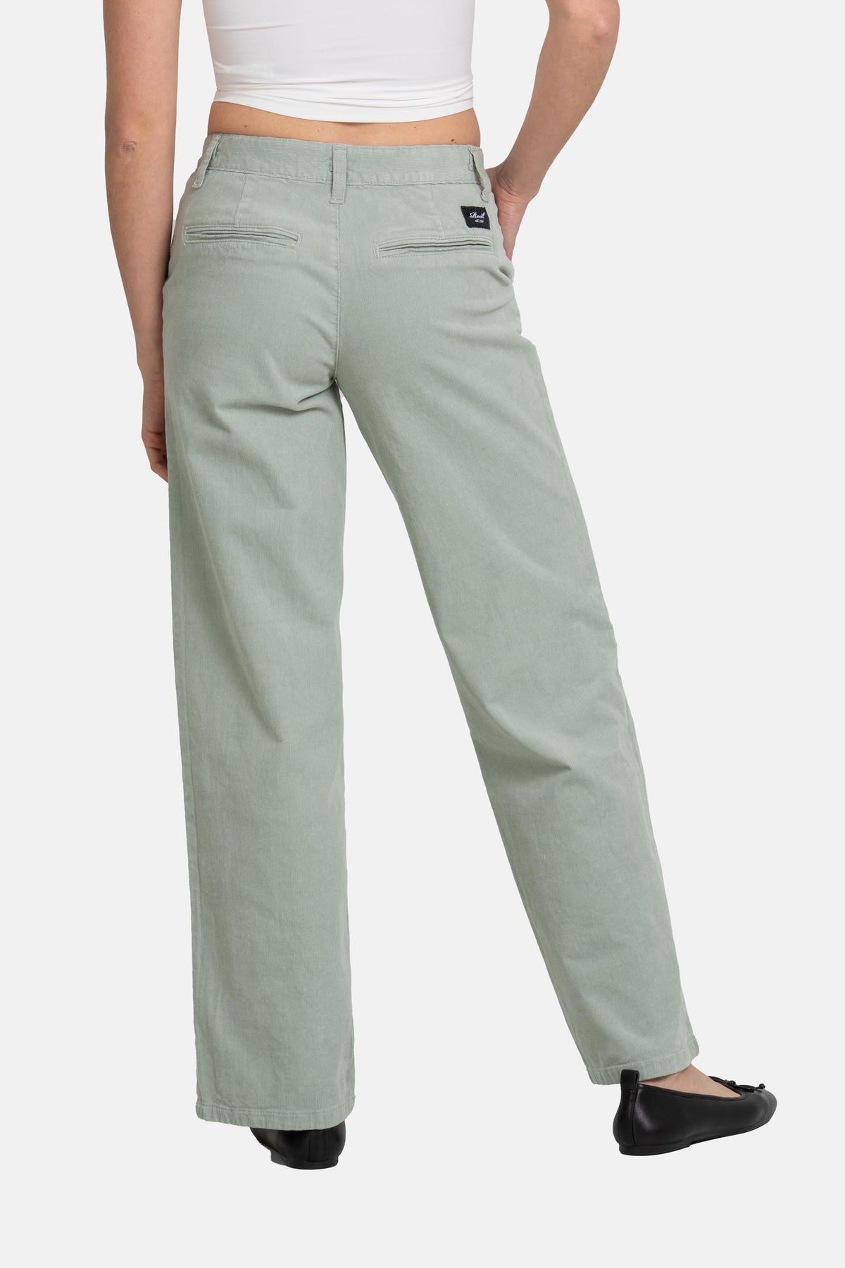 Women Kim Pant BC Baby Cord Aqua Grey (Grey Mint)