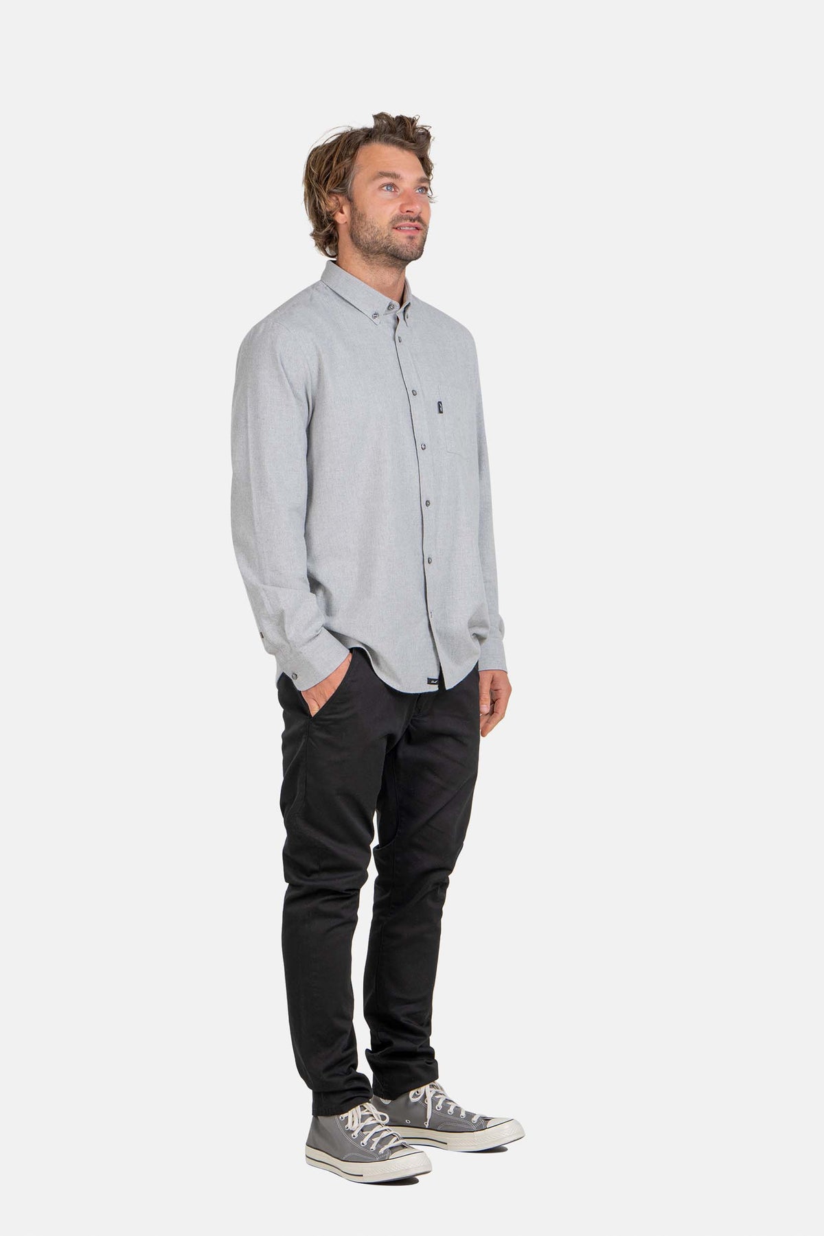 Flex Tapered Chino Black