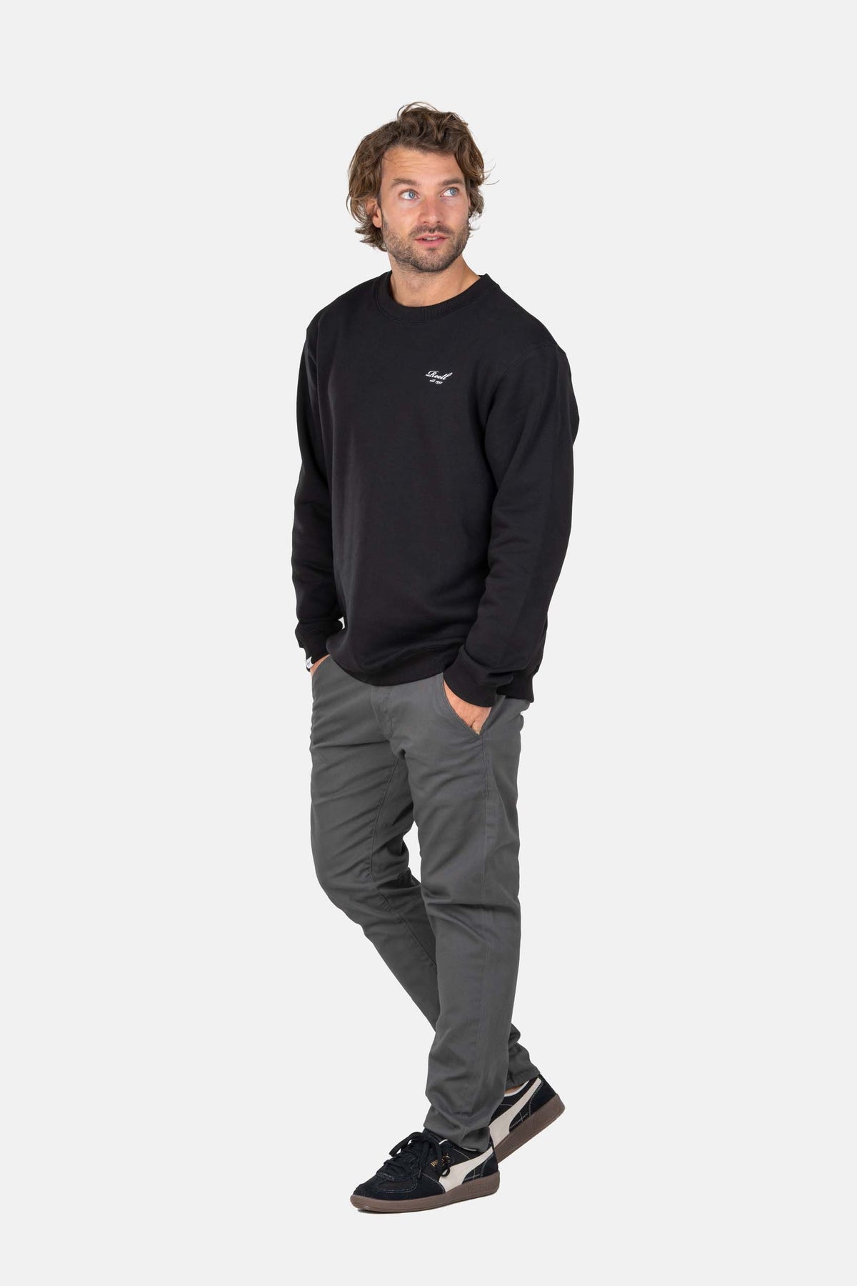 Flex Tapered Chino Vulcan Grey