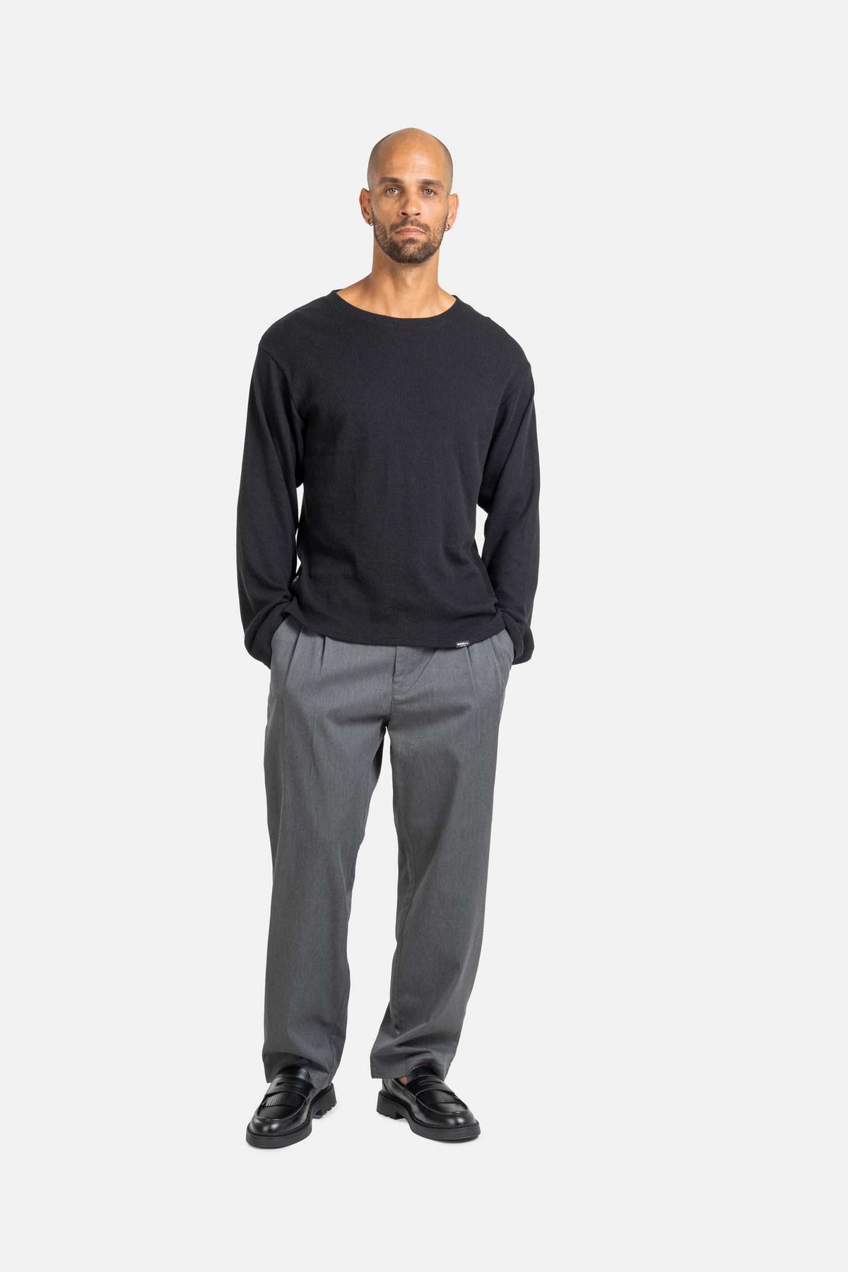 Bowie Chino Mid Grey Cottonwool