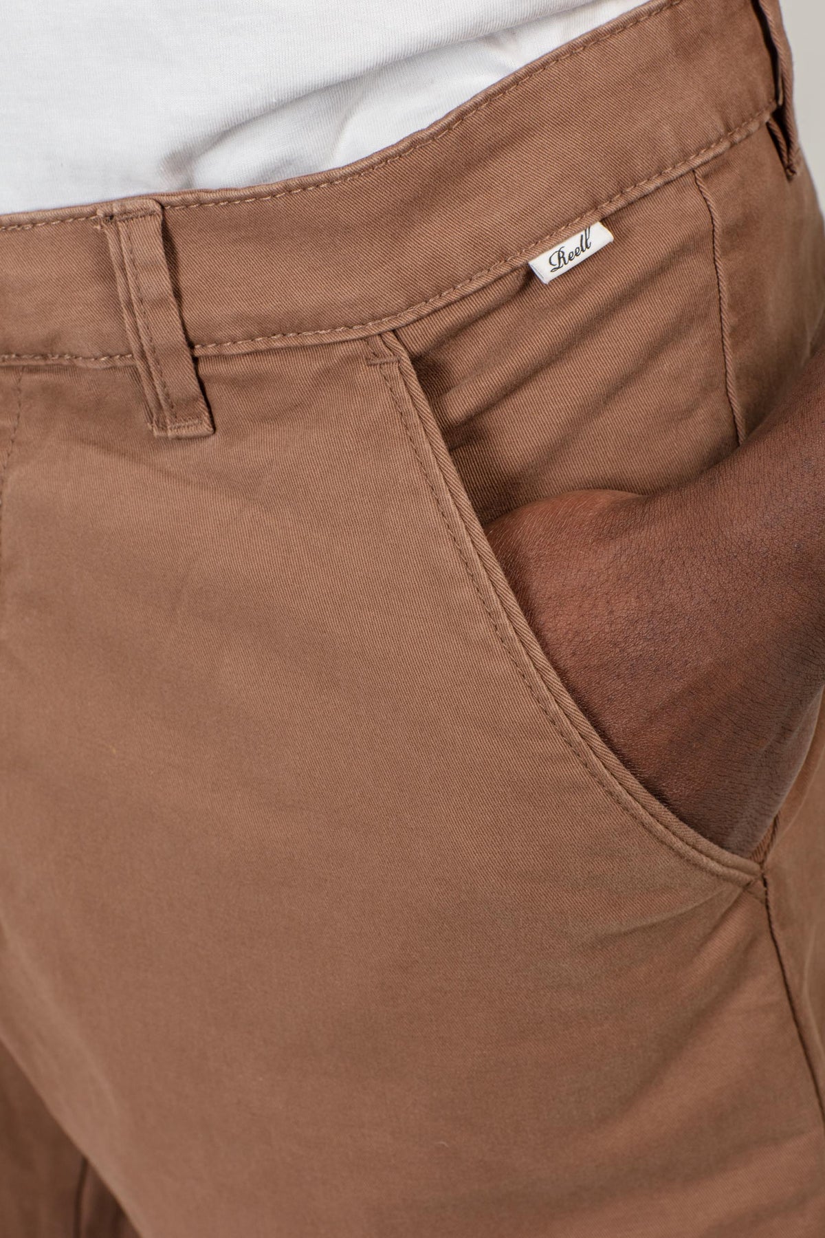 Flex Grip Chino Short Brown
