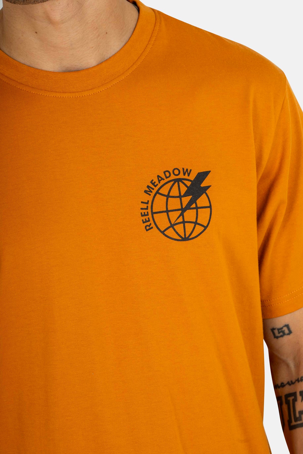 Meadow Logo T-Shirt Orange Oak