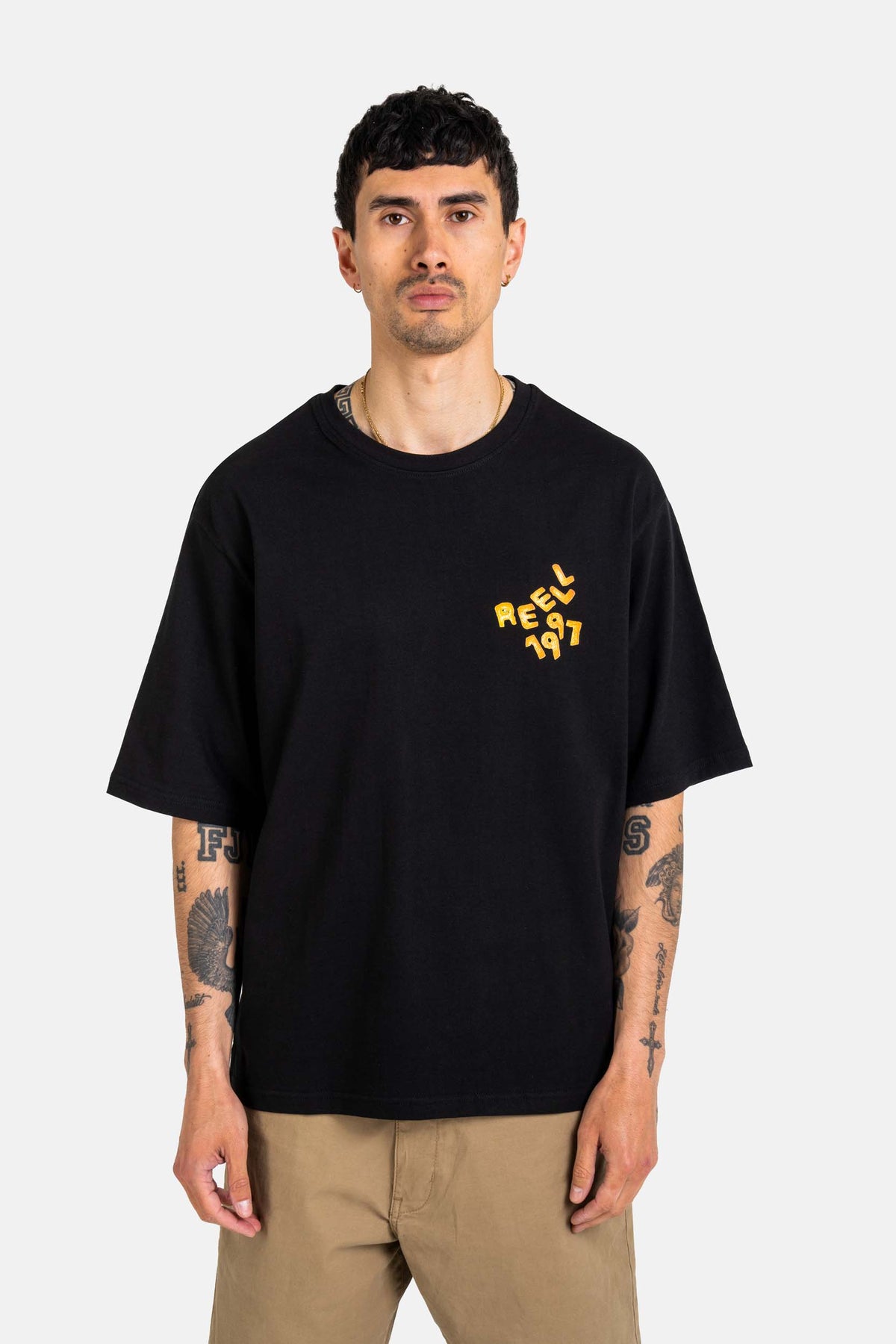Orange Peel T-Shirt Deep Black