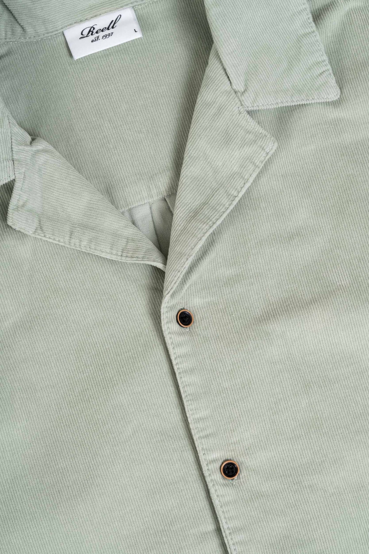 Resort Cord Shirt Aqua Grey
