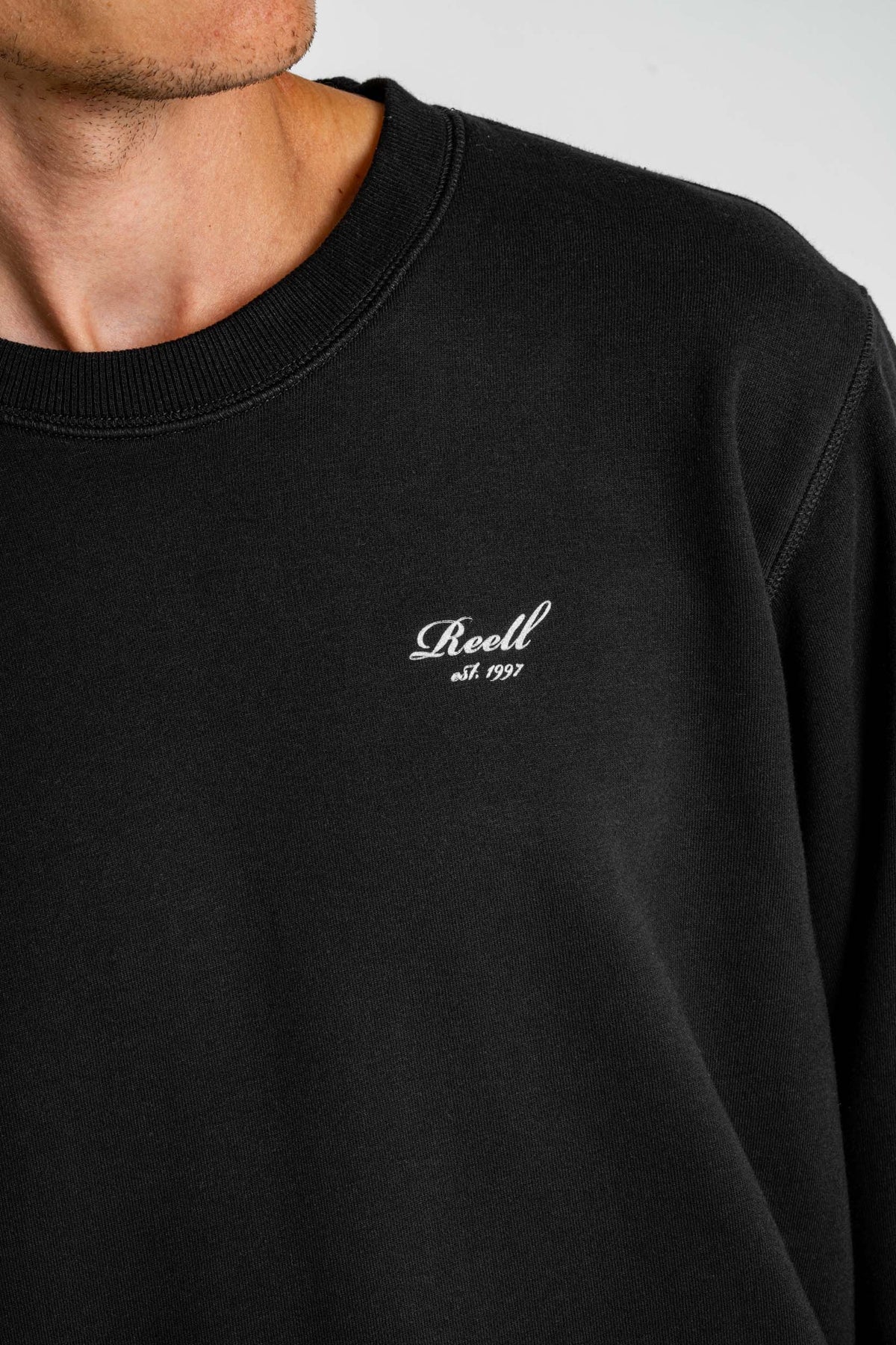 Staple Terry Crewneck Deep Black