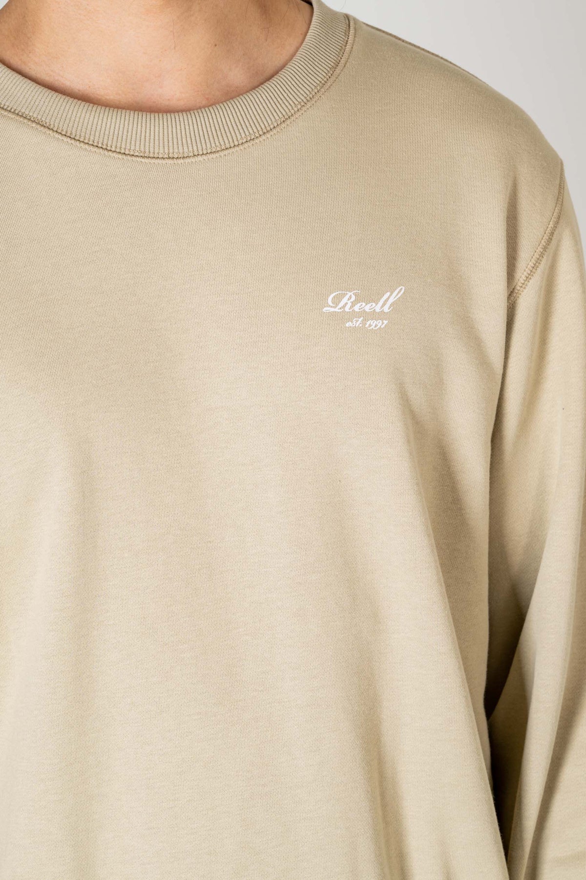 Staple Terry Crewneck Foam Green