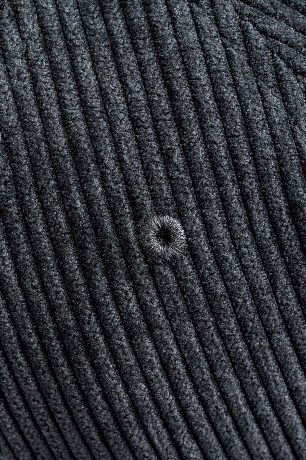 Flat 6-Panel Cap Midnight Grey Cord