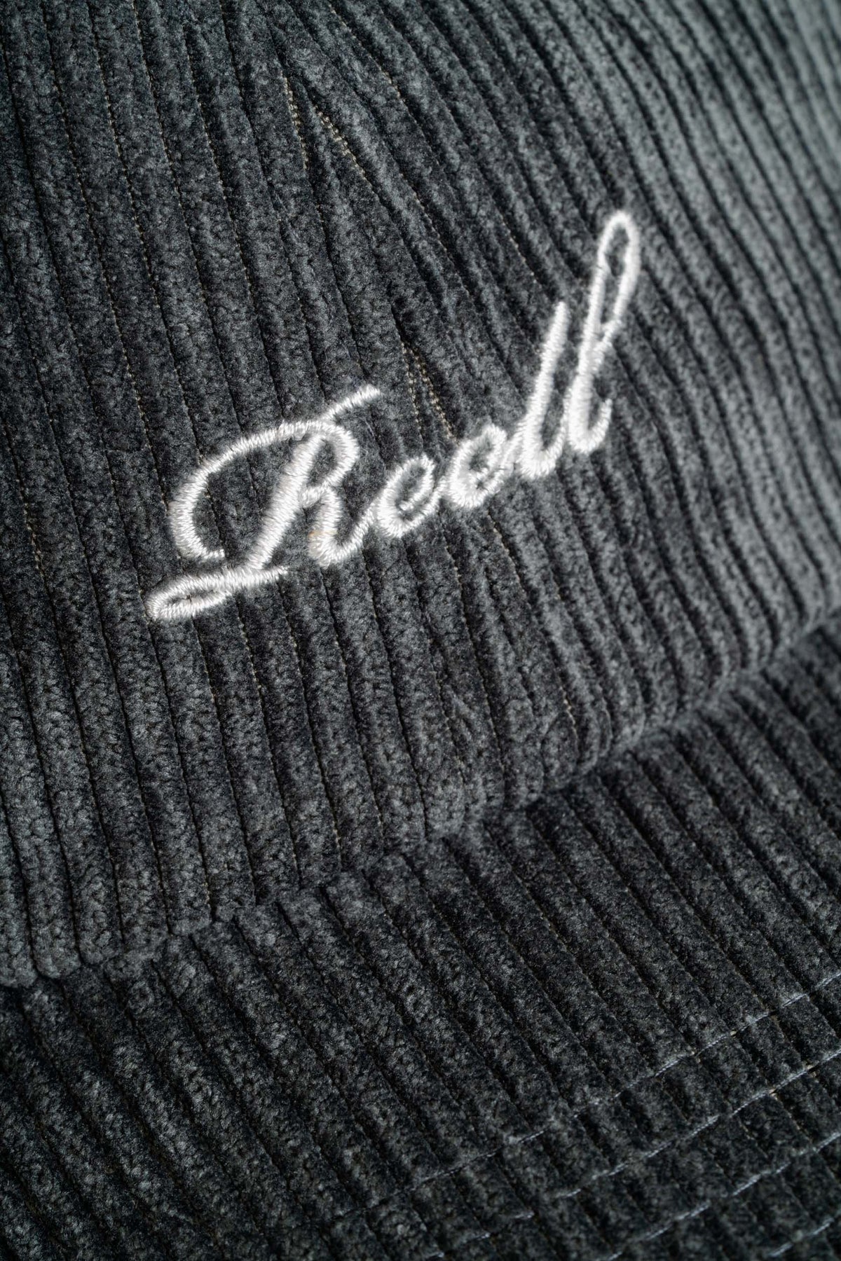 Single Script Cap Graphite Blue Cord