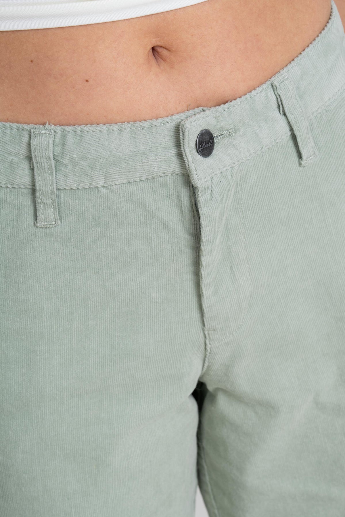 Women Kim Pant BC Baby Cord Aqua Grey (Grey Mint)