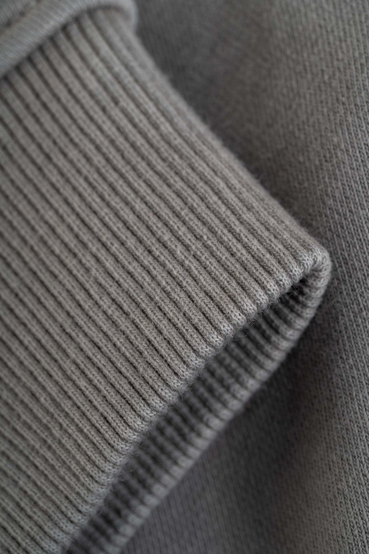 Women Crewneck Natural Green Fog