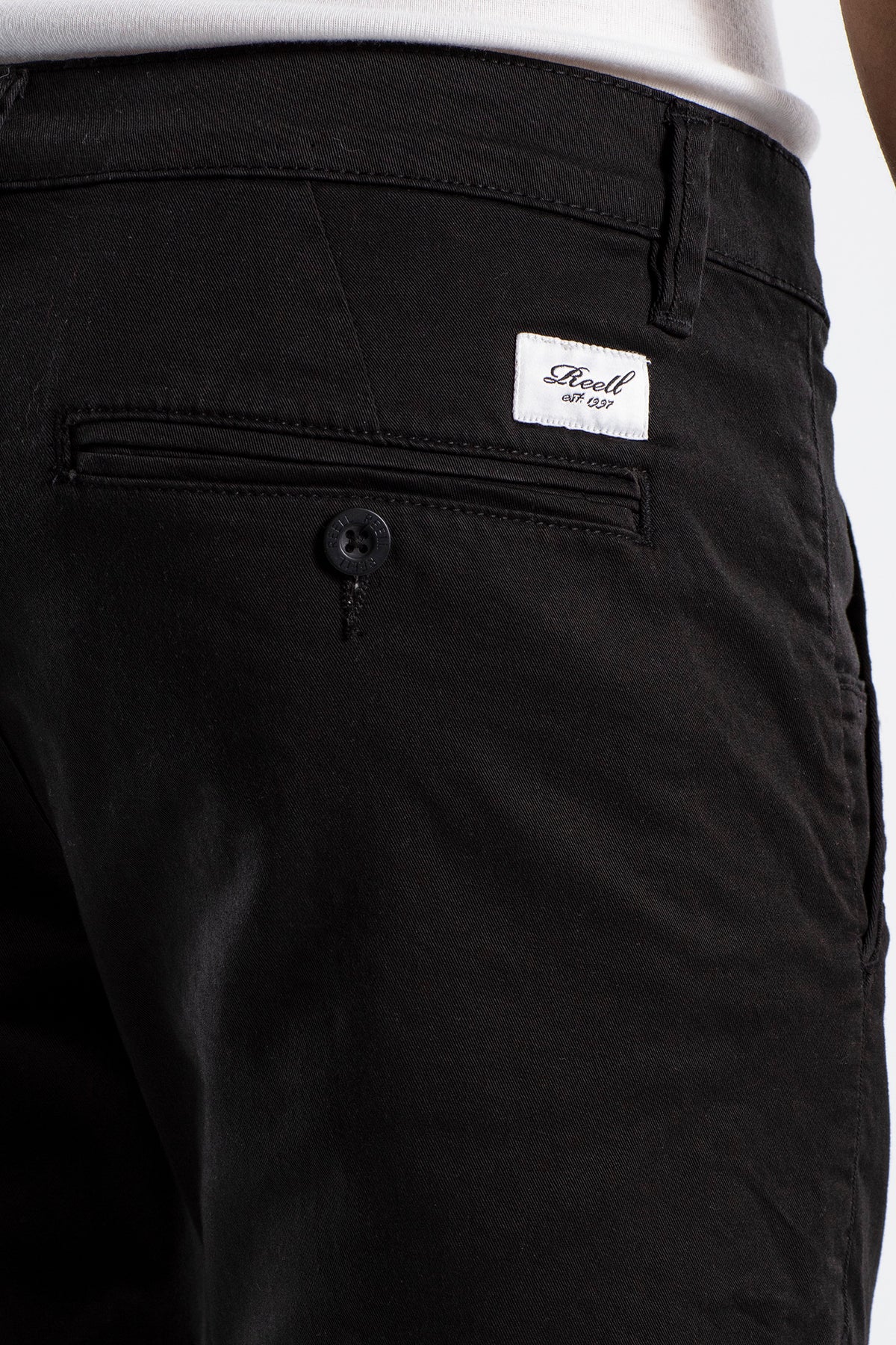 Flex Tapered Chino Black