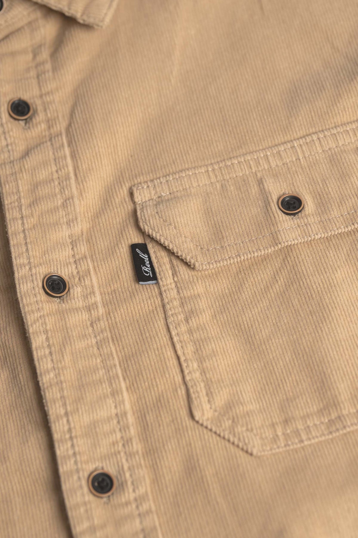 Dual Cord Shirt Cashew Sand