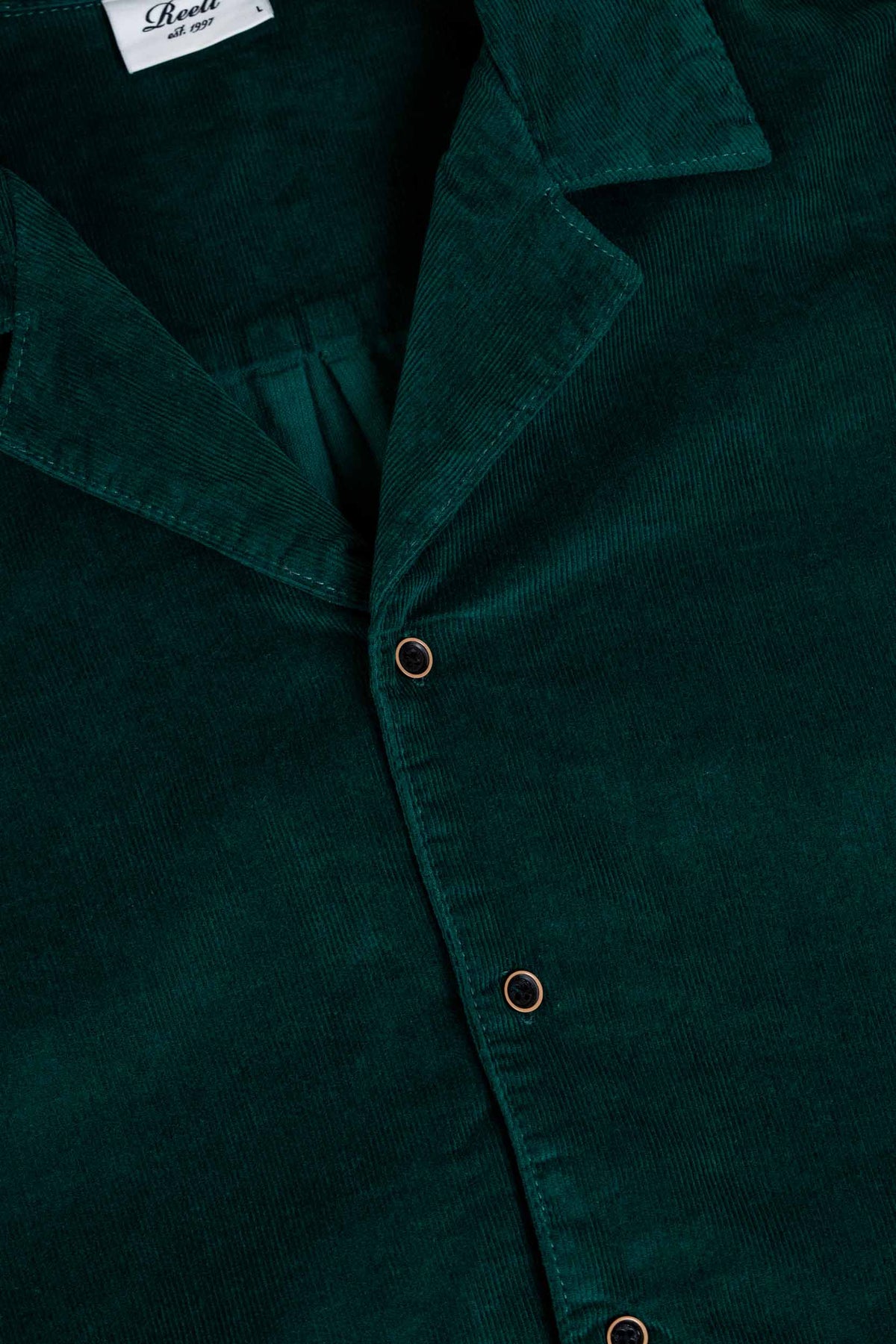 Resort Cord Shirt Forest Green