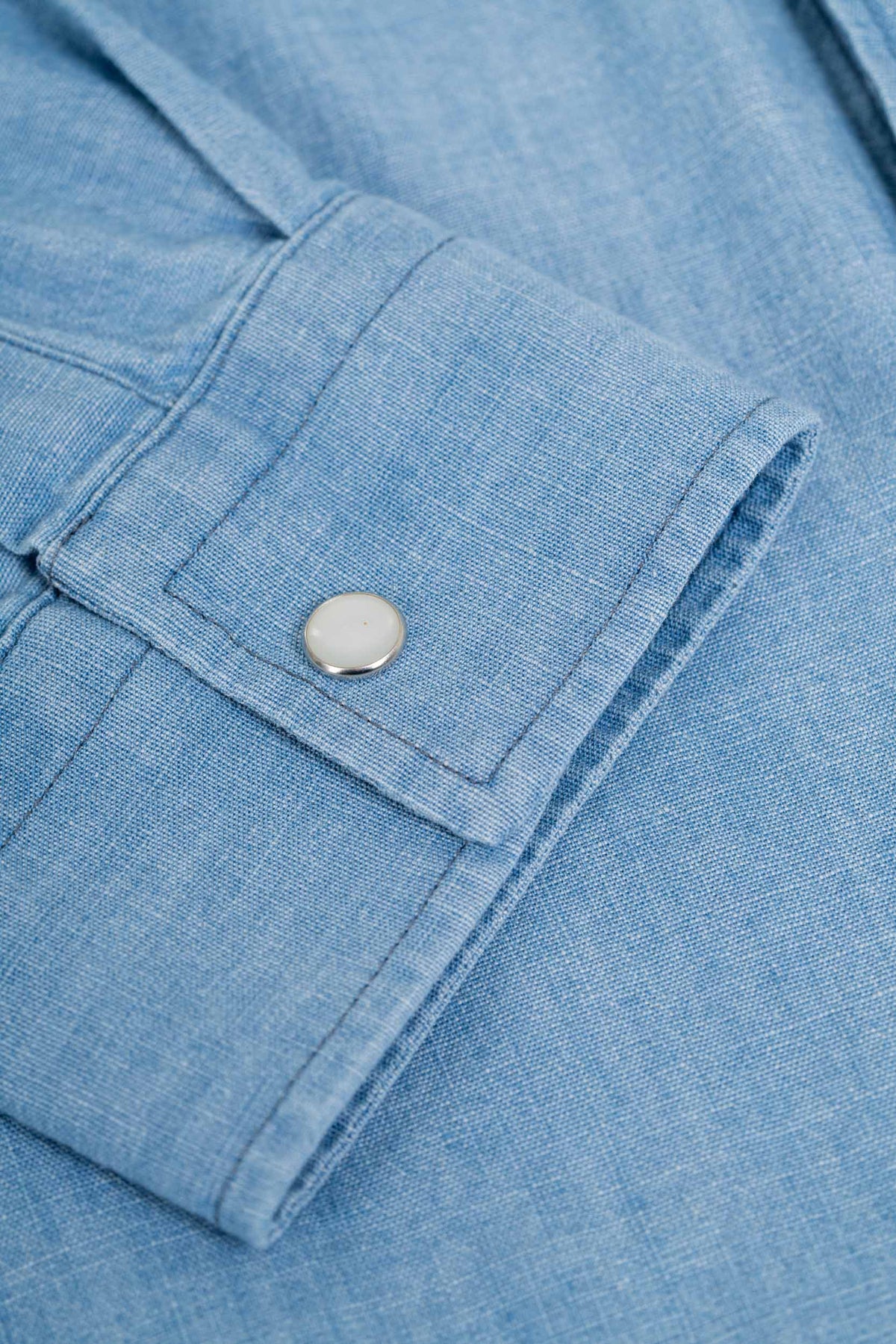 Western Shirt Light Blue Wash