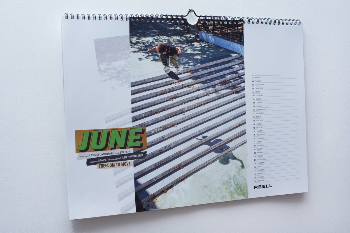Reell Skate Calendar 2026