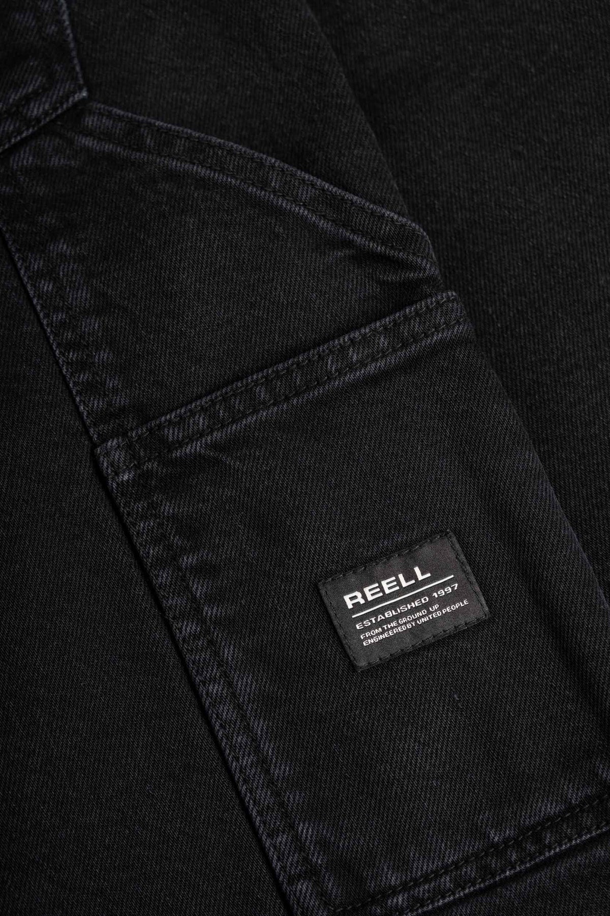 Belmont Worker Short Classic Black Wash