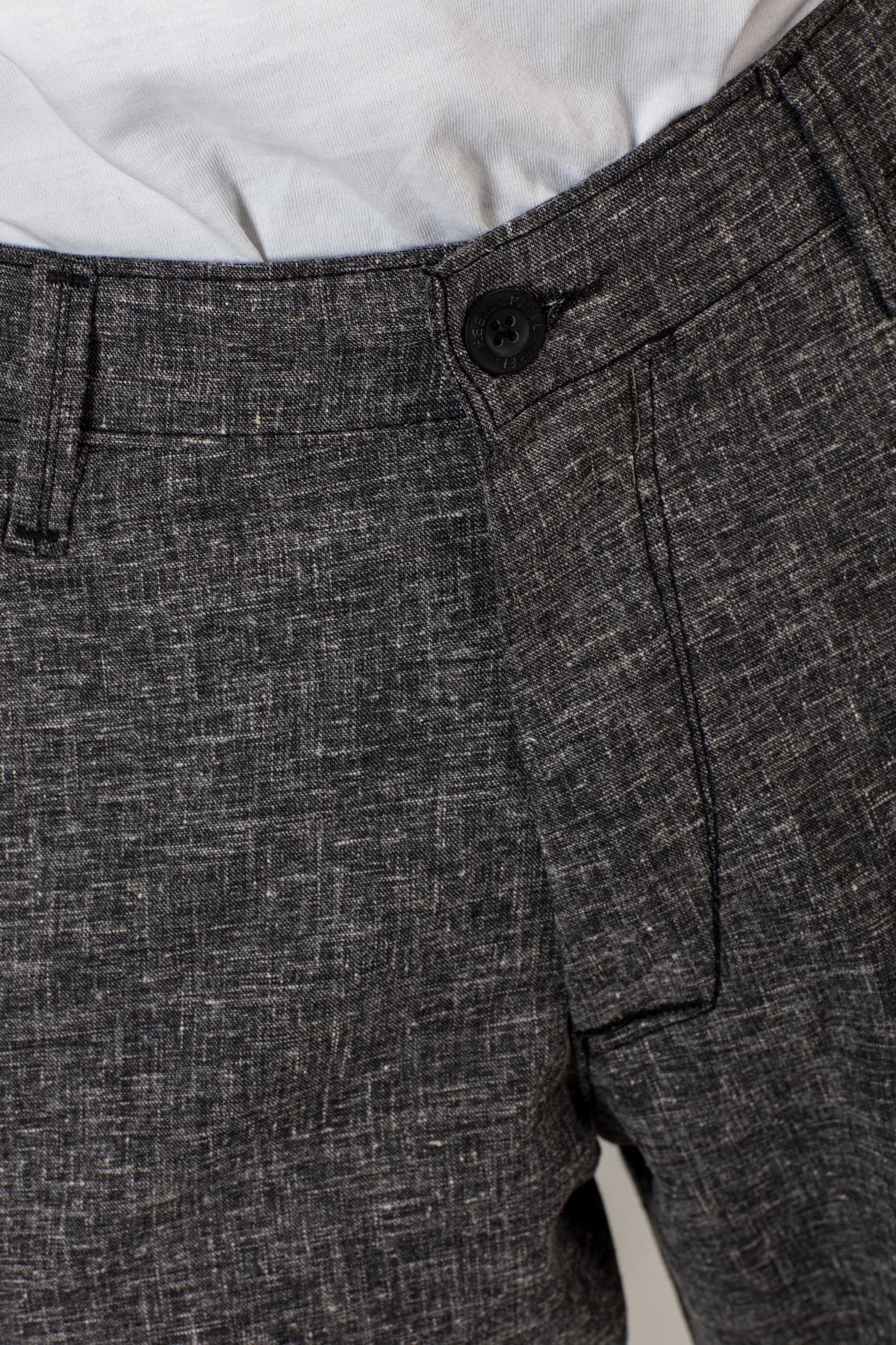 Flex Grip Chino Short Black Linen