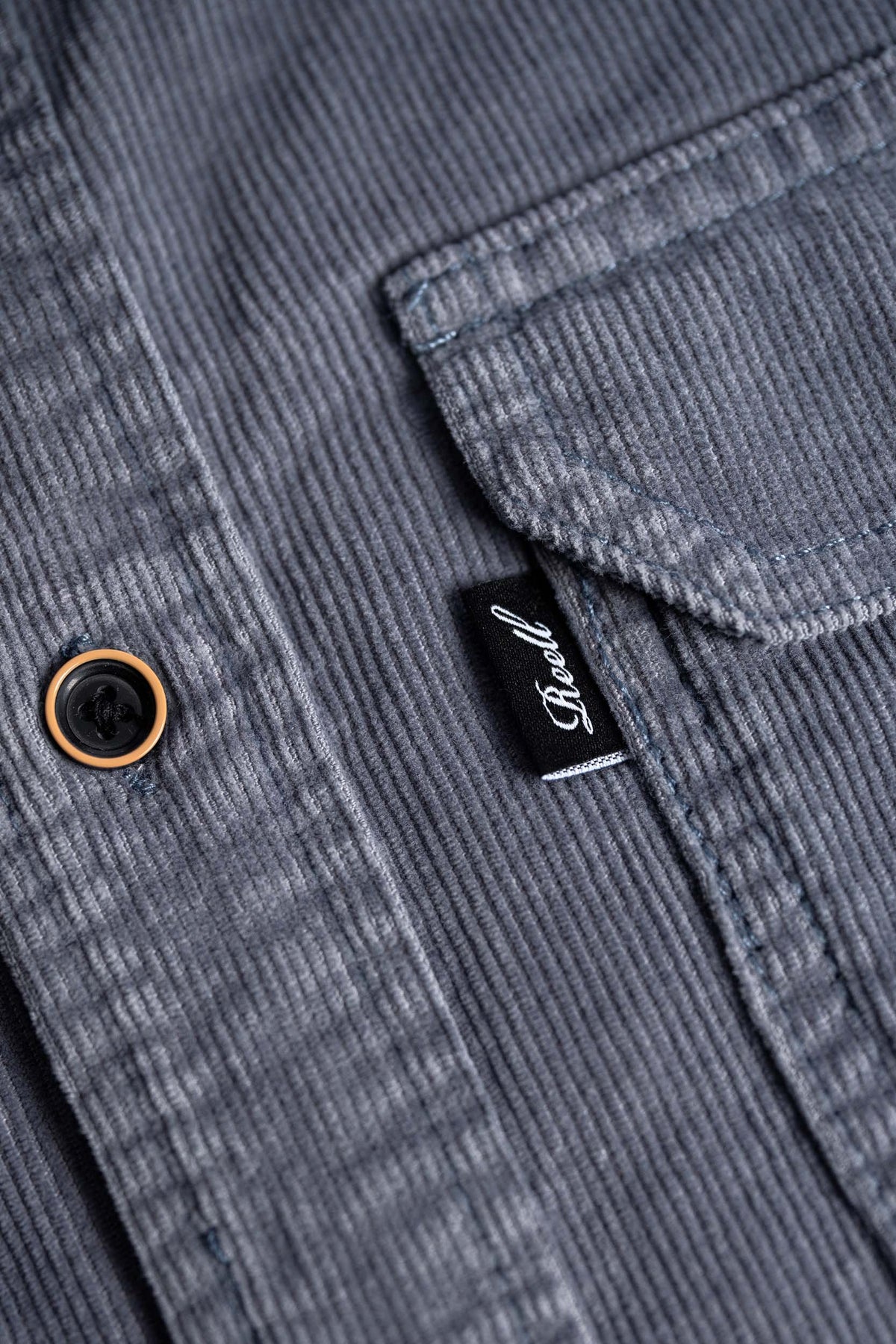 Dual Cord Shirt Grey Blue