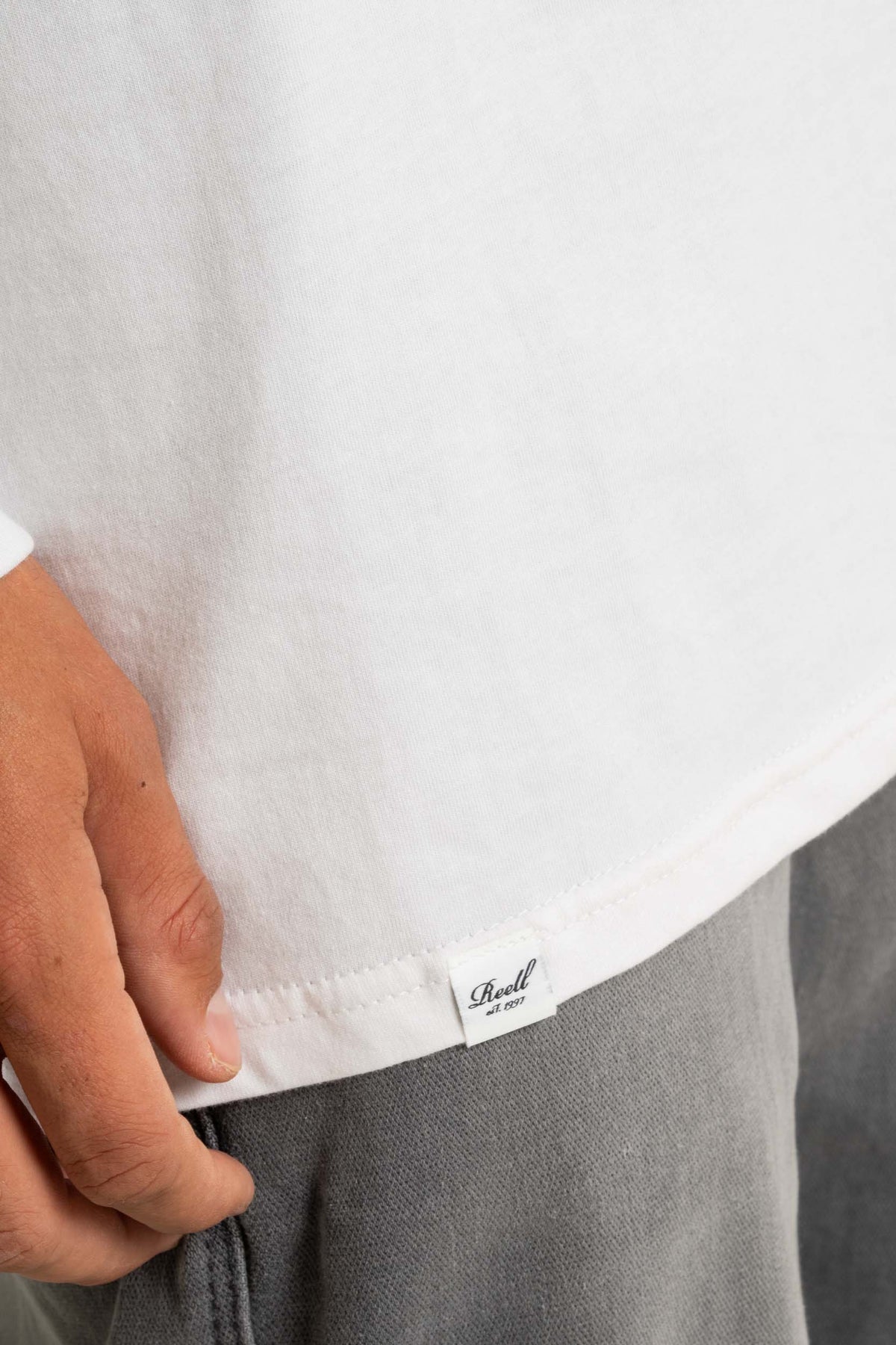 Staple Logo Longsleeve Snow White