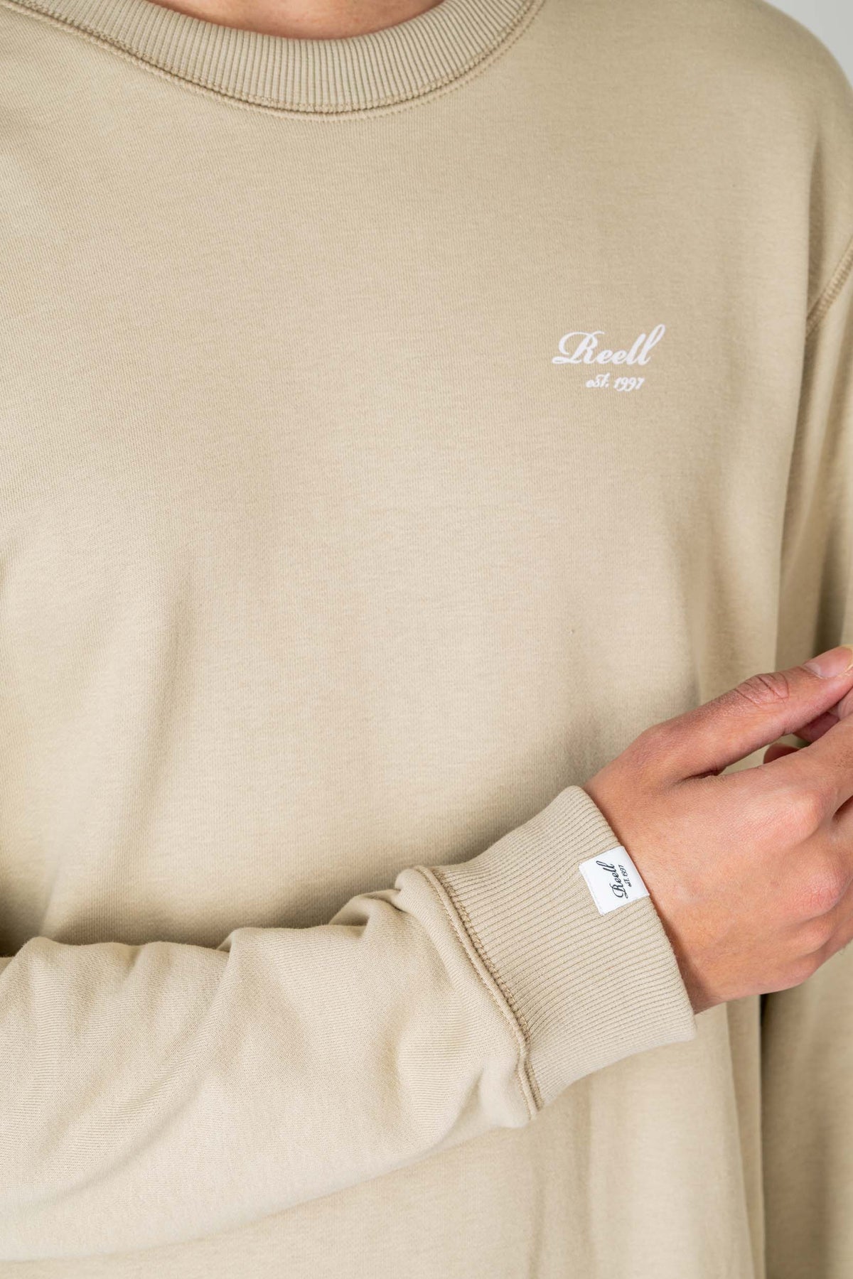 Staple Terry Crewneck Foam Green