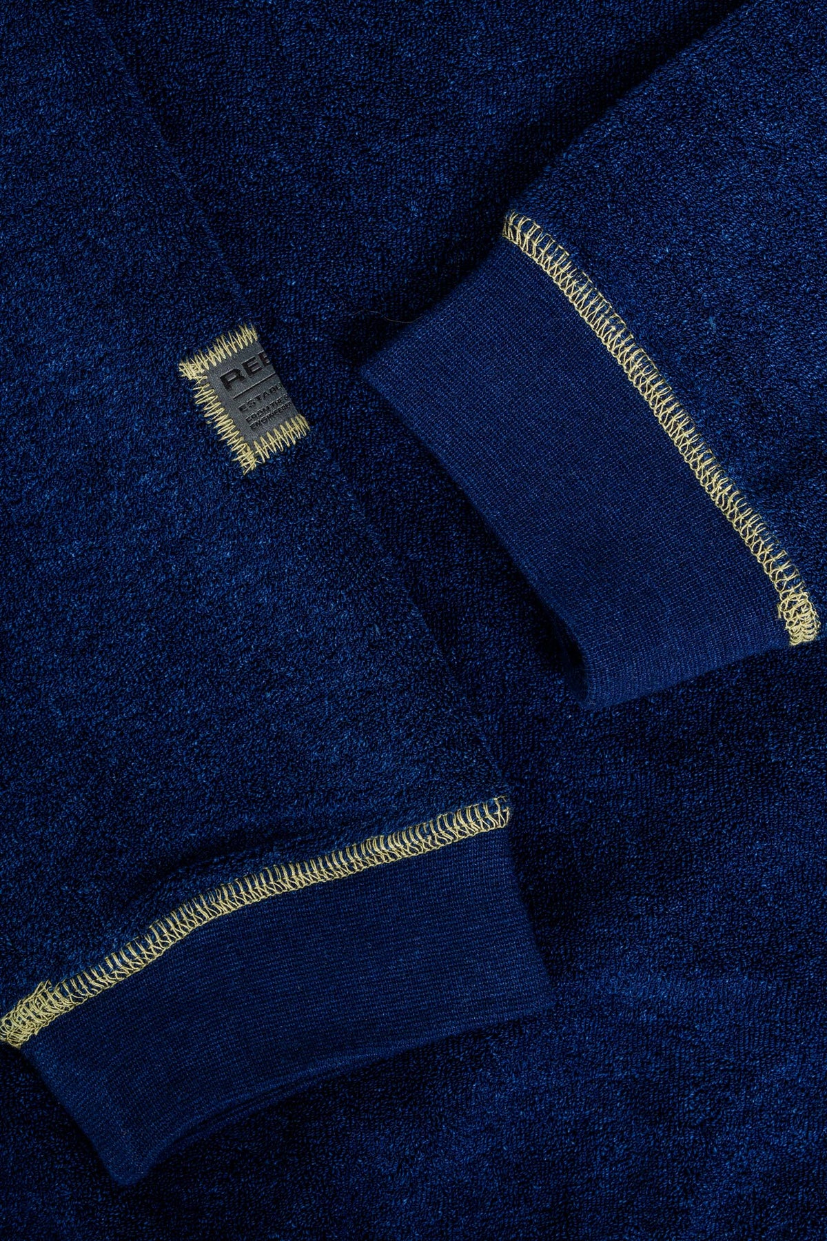 Coverstitch Crewneck Indigo