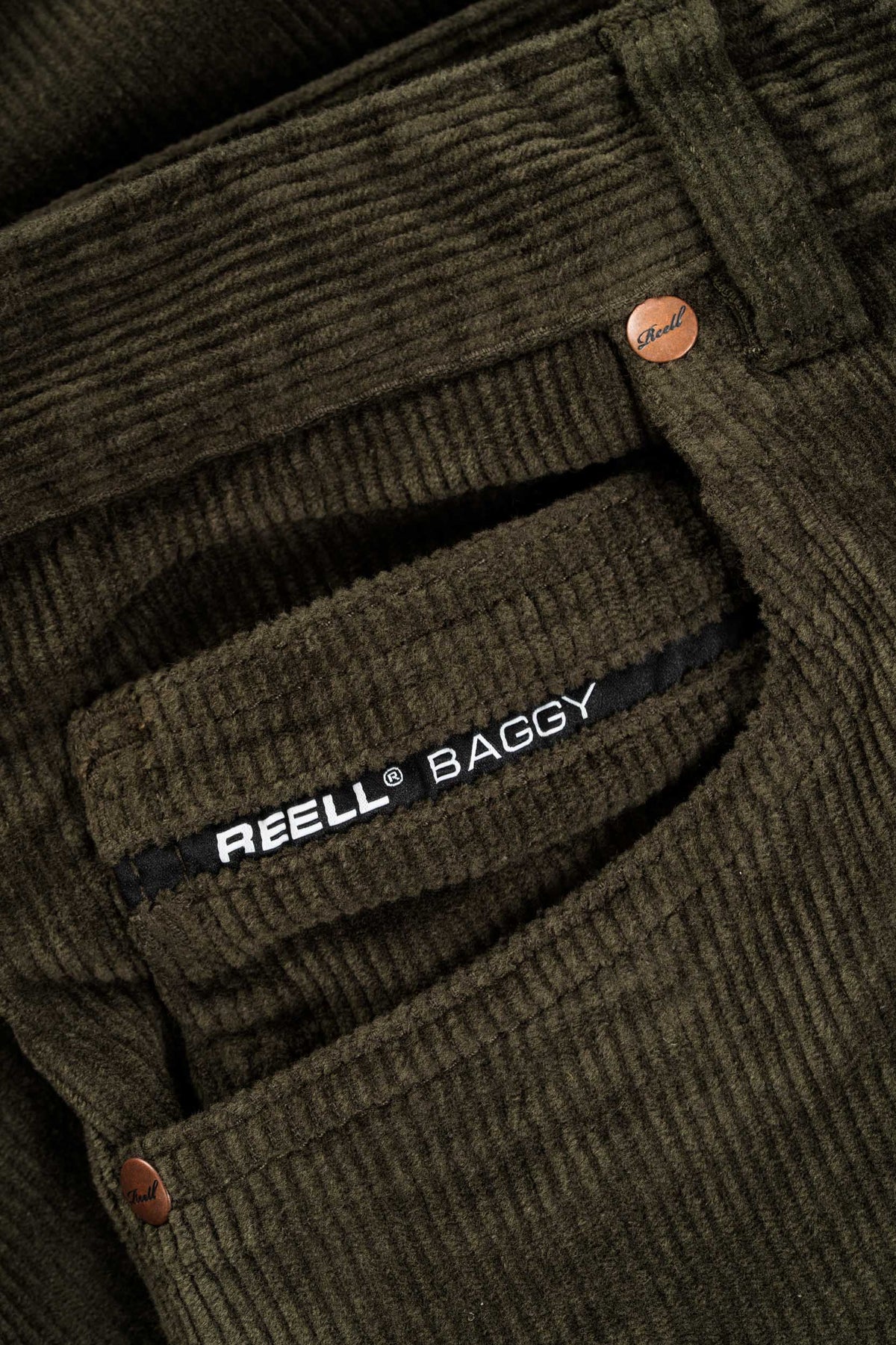 Baggy Dark Green Cord