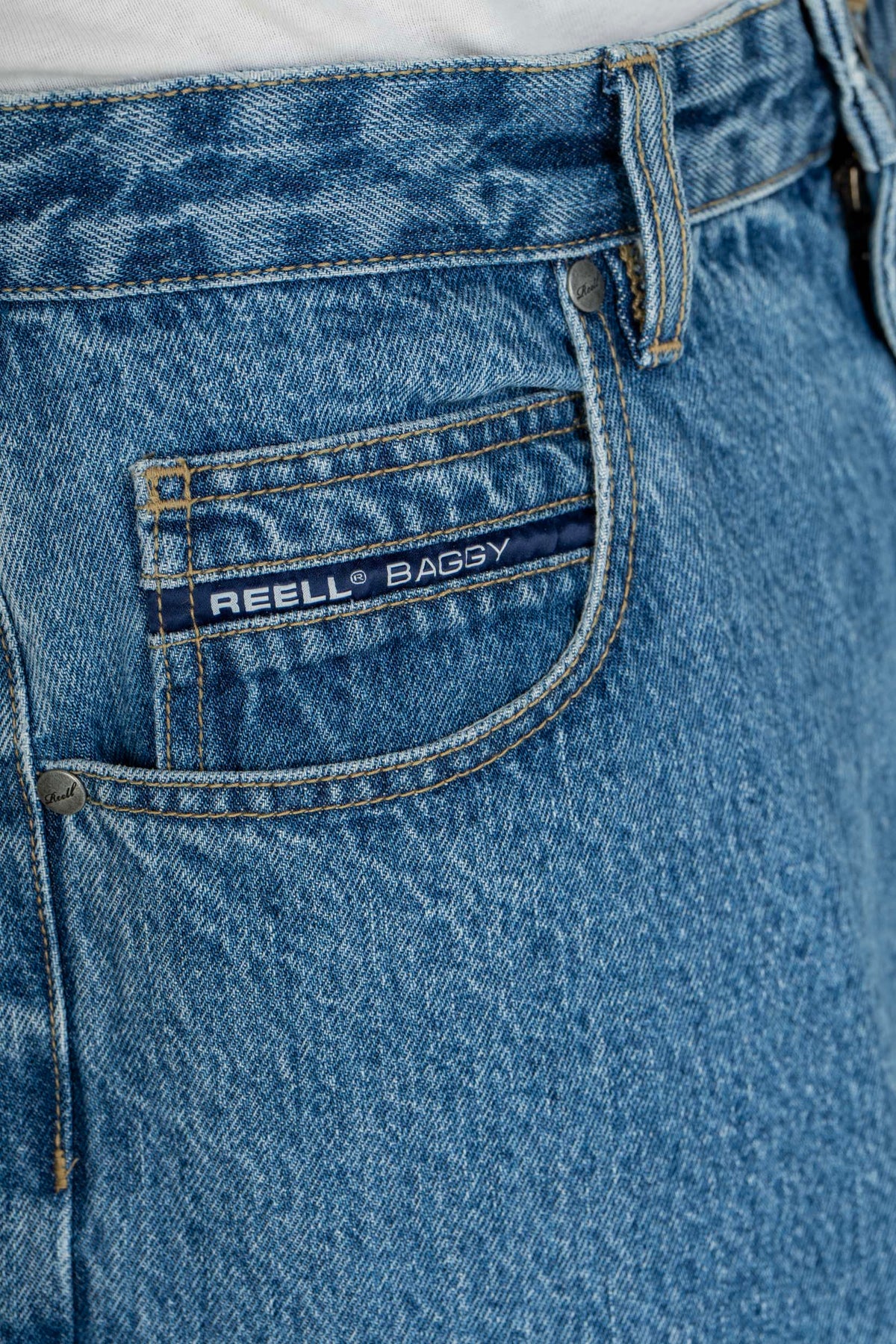 Organic Baggy Vintage Smoke Blue