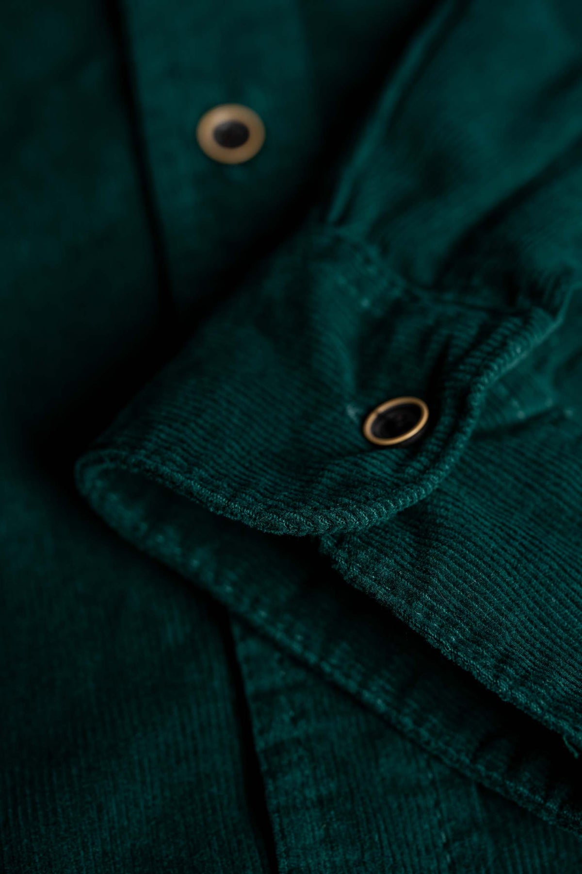 Dual Cord Shirt Forest Green