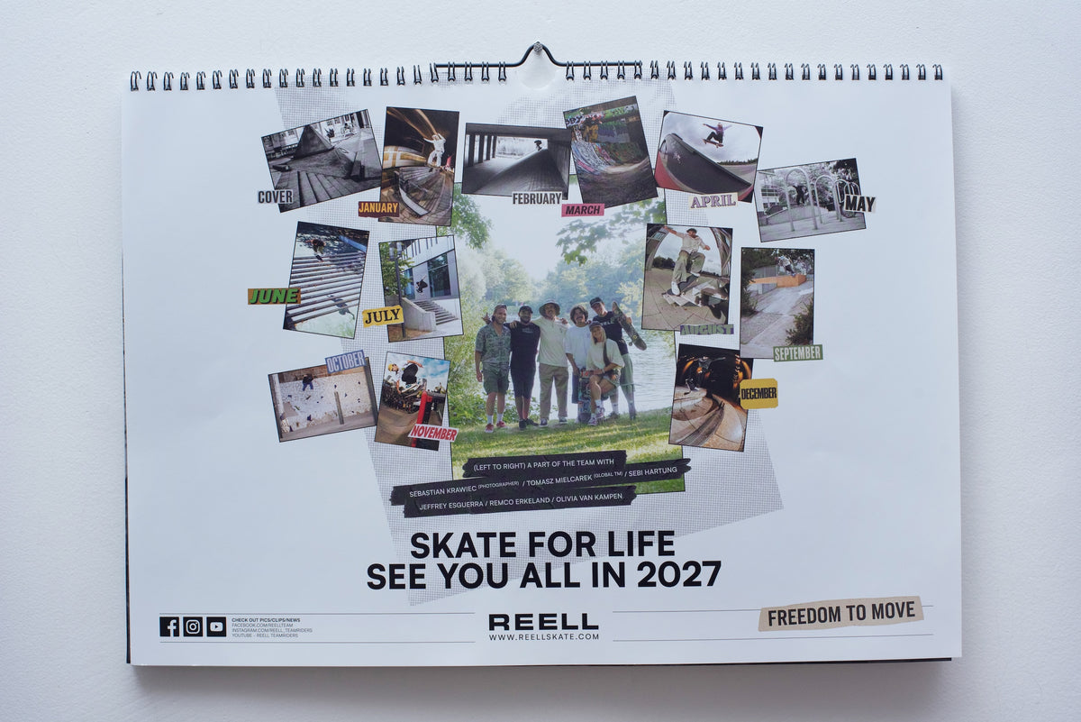Reell Skate Calendar 2026