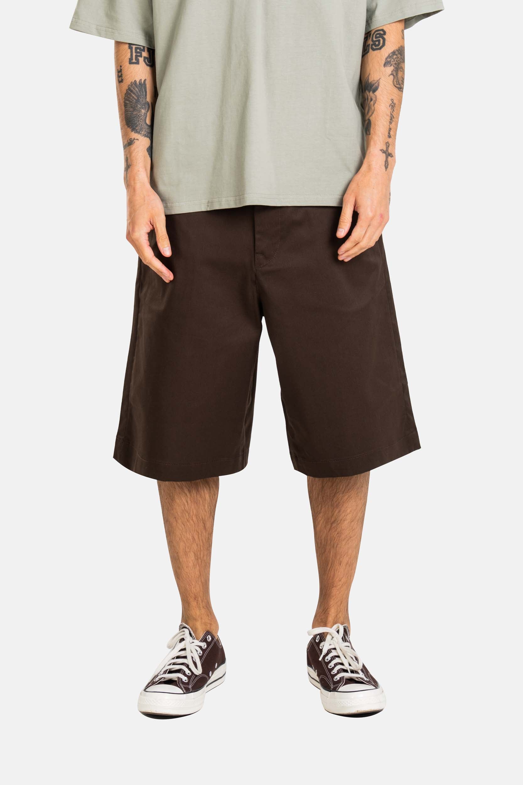 Loose Flex Chino Short PC Chocolate Brown