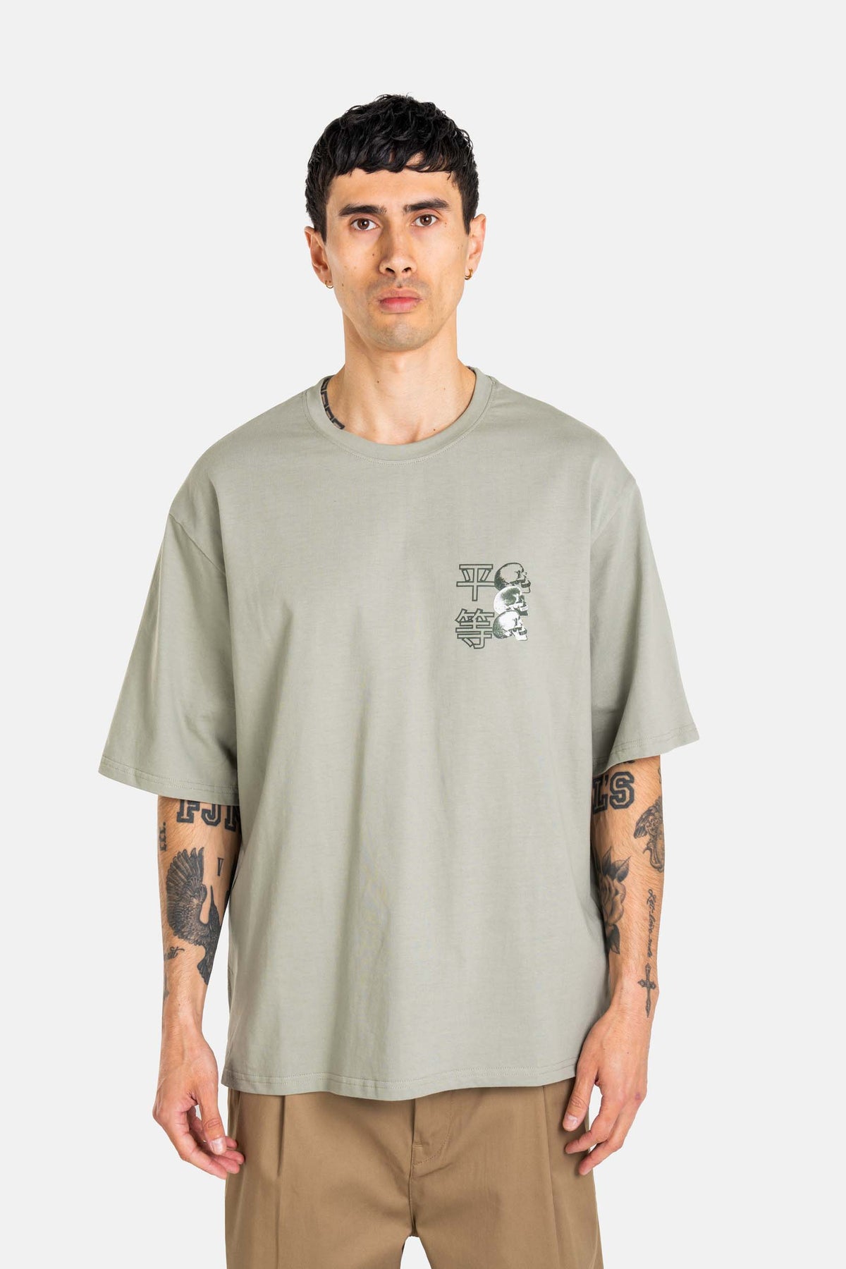 Equali T-Shirt Green Fog